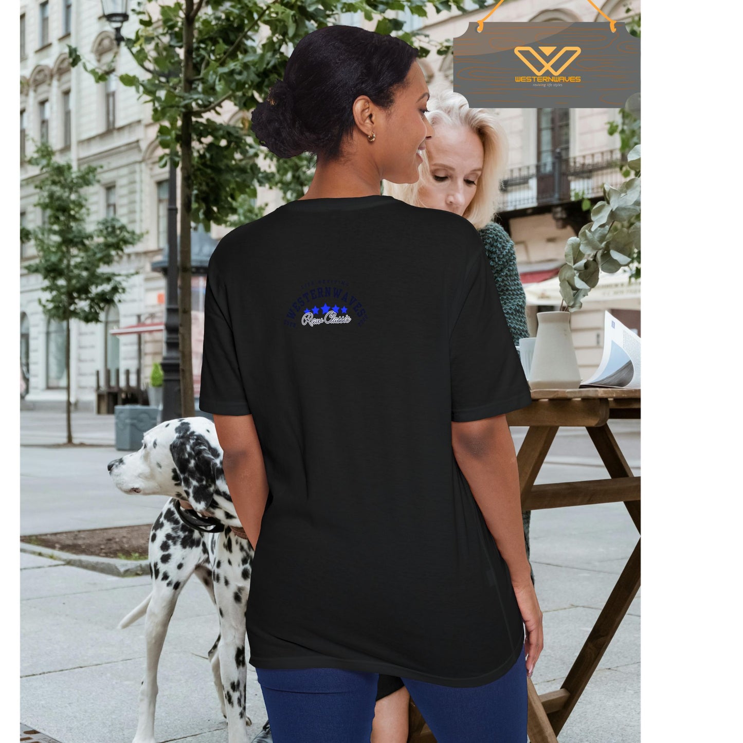 Unisex District® Re-Tee®_ N Series USDRR_ PT2WW001_ Sustainable Style by WesternWaves: