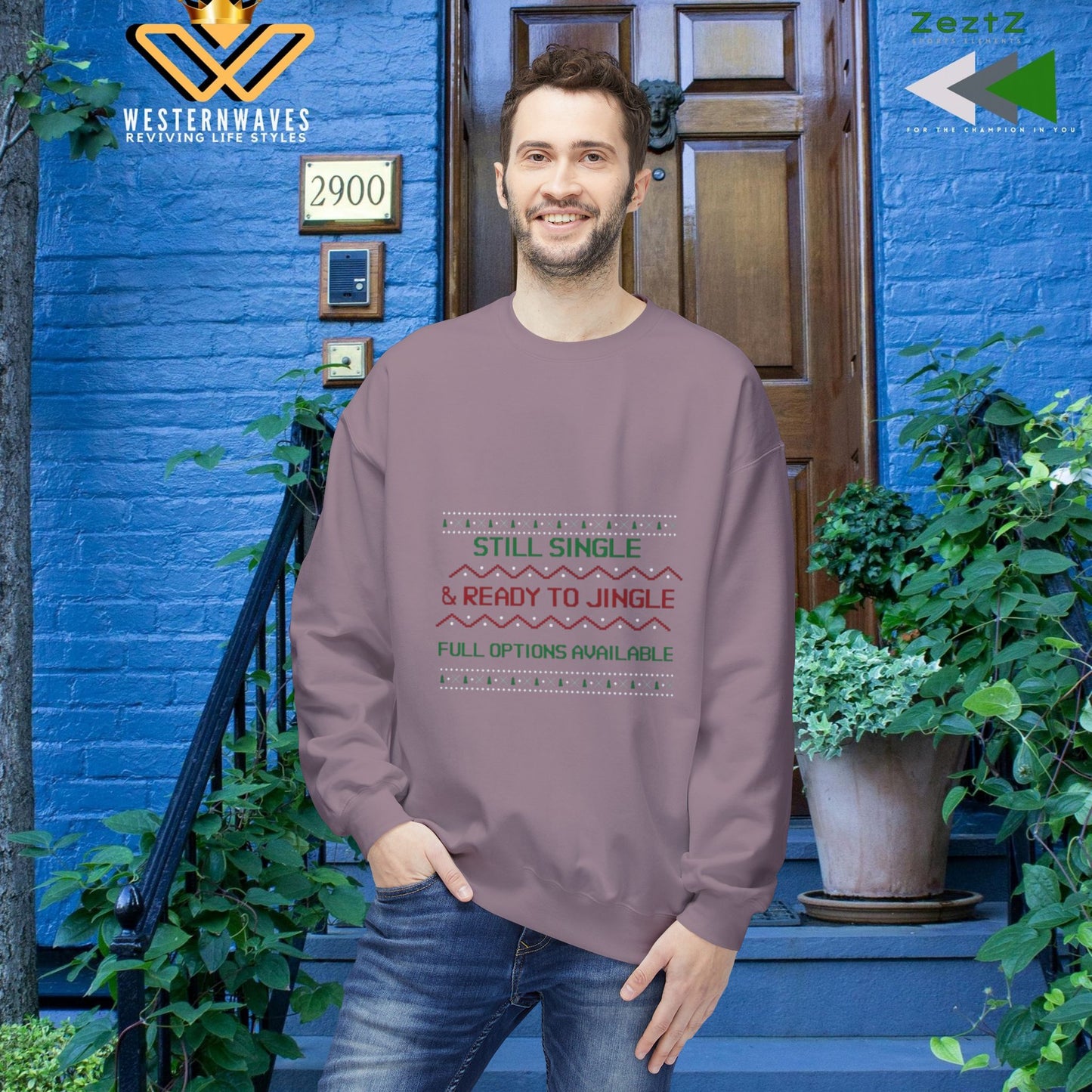Softstyle Fleece Sweatshirt - N3+ Series SSFSS PT2WW001_ Limited Edition Cozy, Eco-Friendly, Unisex product by WesternWaves: