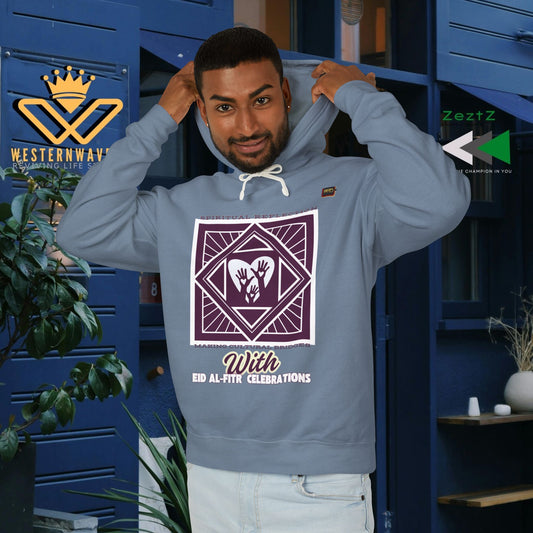 Unisex Lightweight Hooded Sweatshirt – N2+ Series USLWHSS PT2WW023_ Limited Edition Crafted Comfort by WesternWaves: