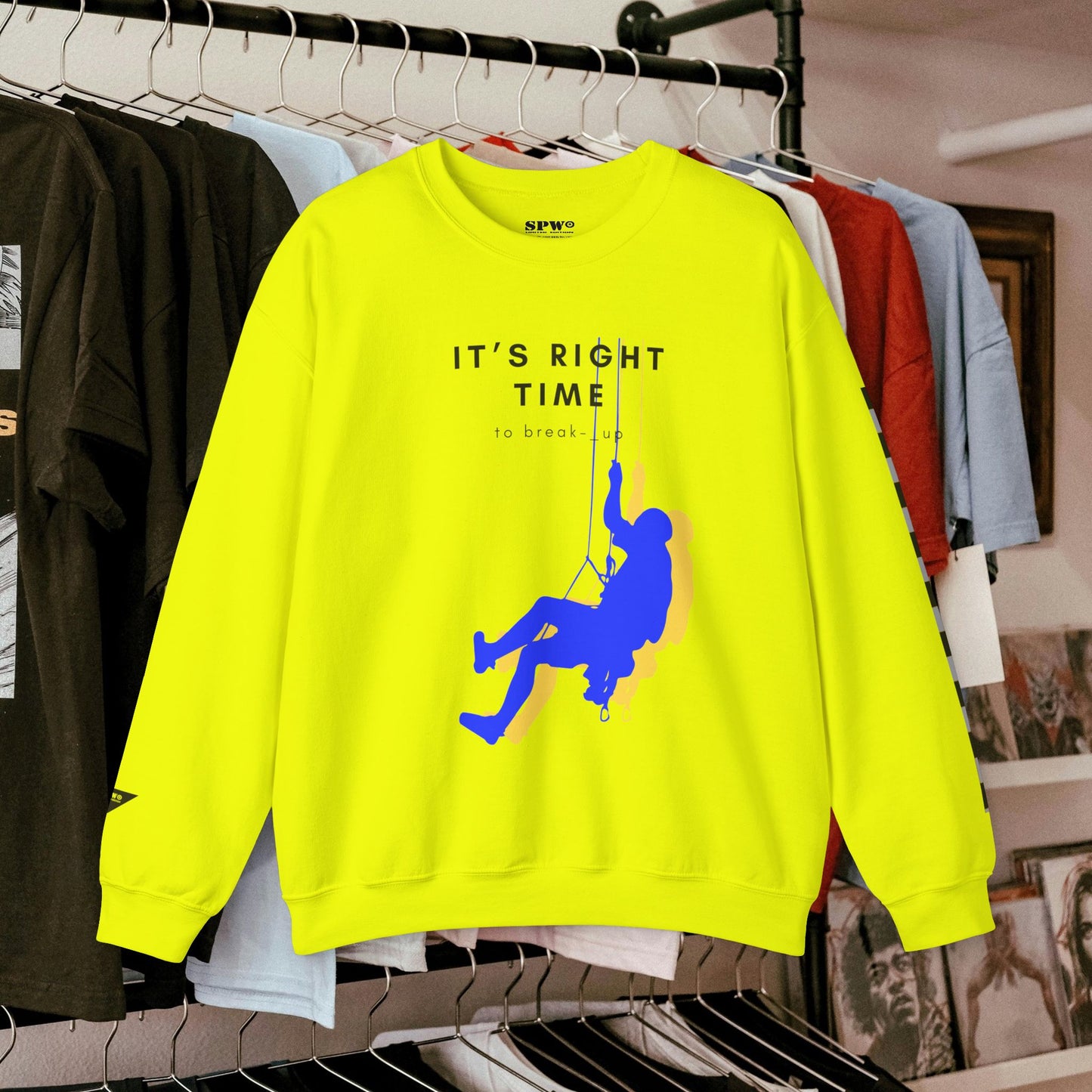Unisex Heavy Blend™ Crewneck Sweatshirt_ N3+ Series UHBCSS PT2WW019_ Limited Edition by WesternWaves: