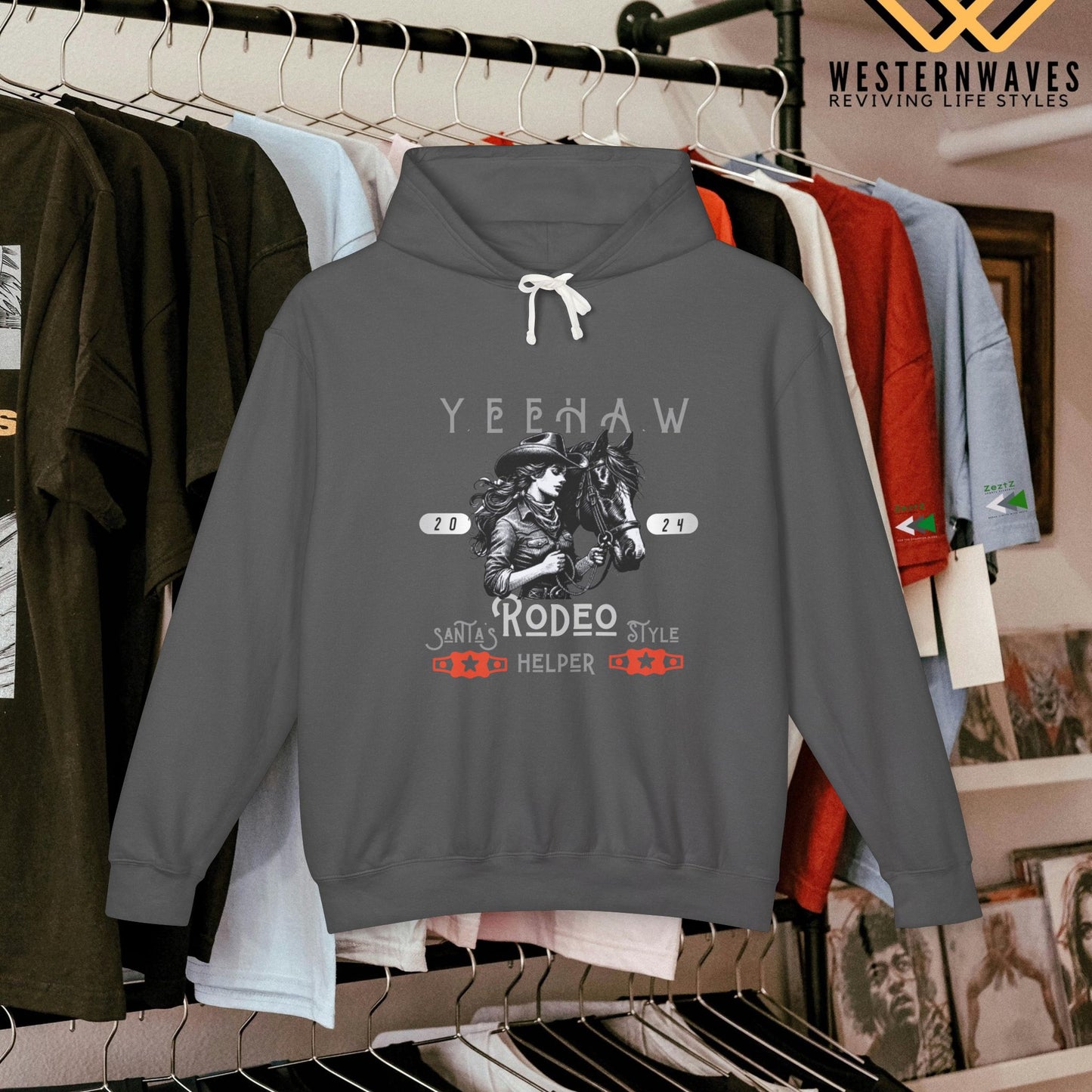 Unisex Lightweight Hooded Sweatshirt – N3+ Series USLWHSS PT2WW016_ Limited Edition Crafted Comfort by WesternWaves:
