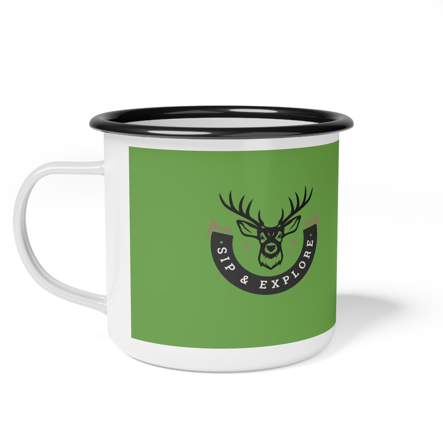 Enamel Camp Cup - NSeries ECC PT2WW002_ Wilderness Wanderer Limited Edition by WesternWaves: