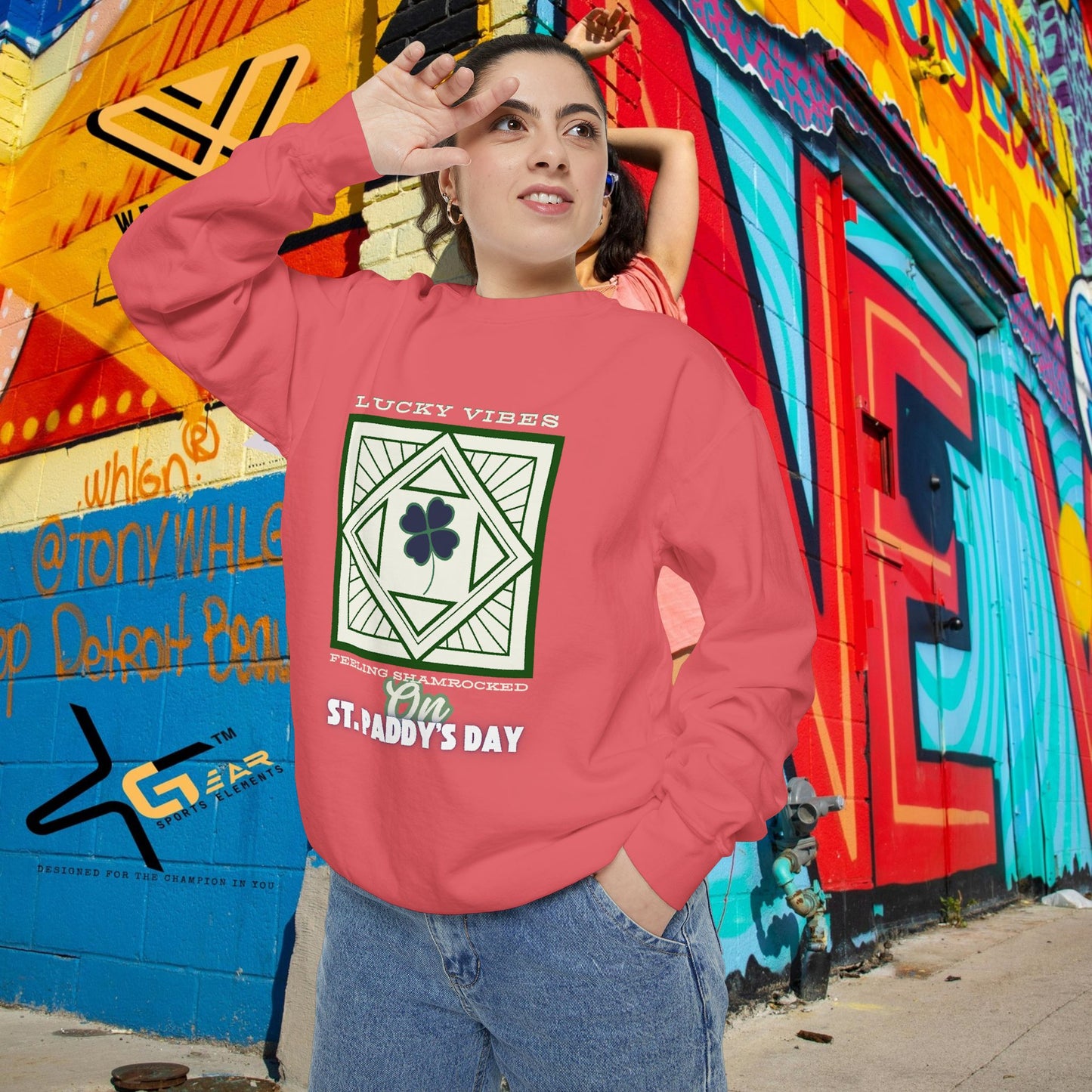 Unisex Garment-Dyed Sweatshirt_ N2+ Series UGDSS PT2WW005_ WesternWaves Limited Edition_