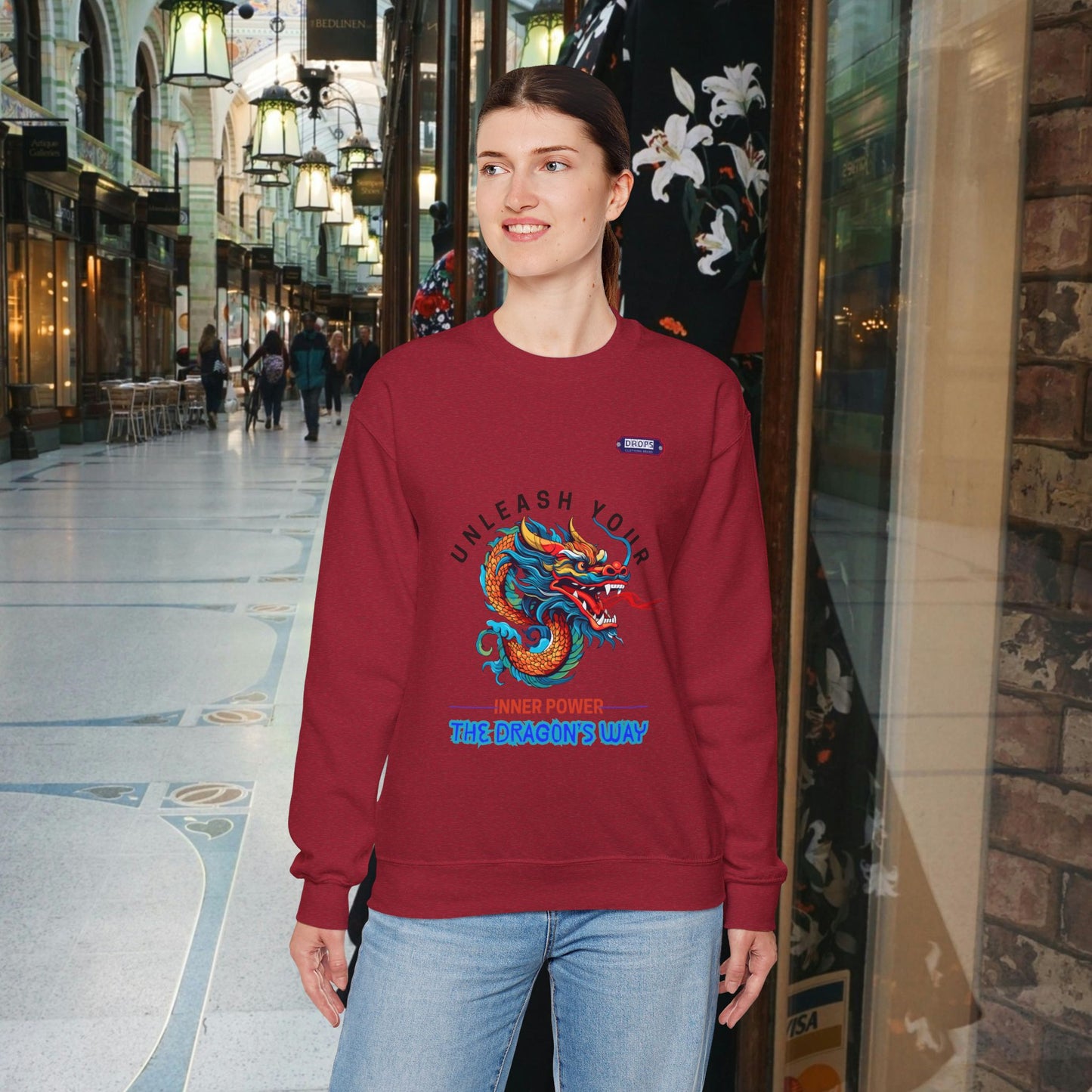 Unisex Heavy Blend™ Crewneck Sweatshirt_ N2 Series UHBCSS PT2WW007_ Limited Edition Pure Luxury for Every Occasion by WesternWaves: