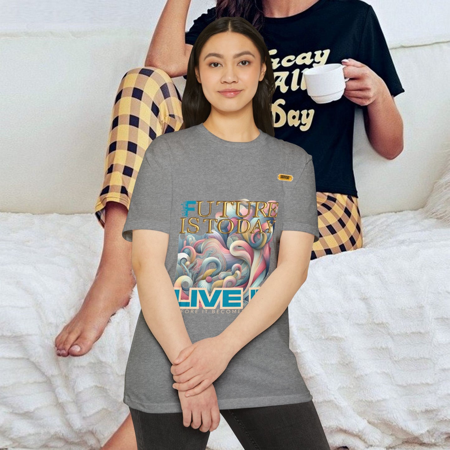 Unisex CVC Jersey T-shirt_ 16 June 2025_ Limited Edition Casual Fashion by WesternWaves: