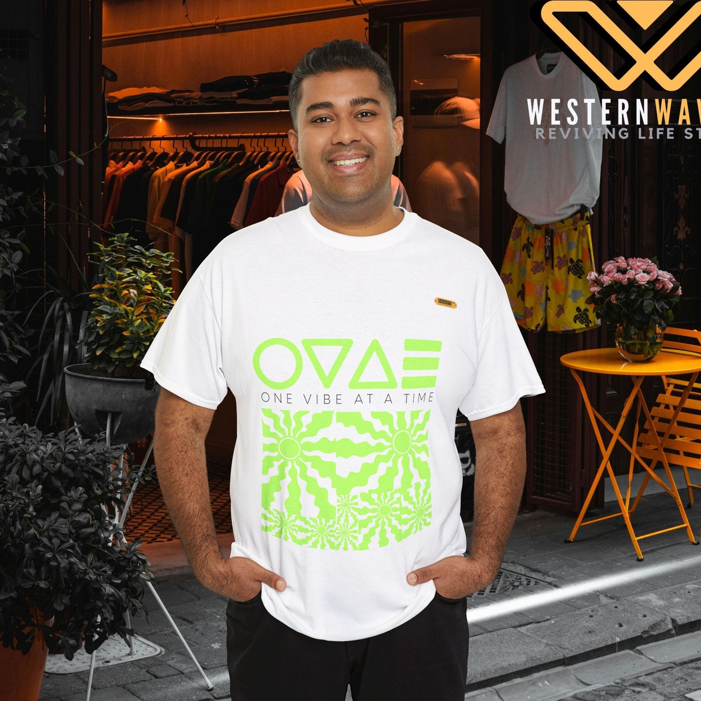 Unisex Heavy Cotton Tee_ Series N7* USHCTEE PT2WW003_ Limited Edition Heavy Cotton Tee by WesternWaves: