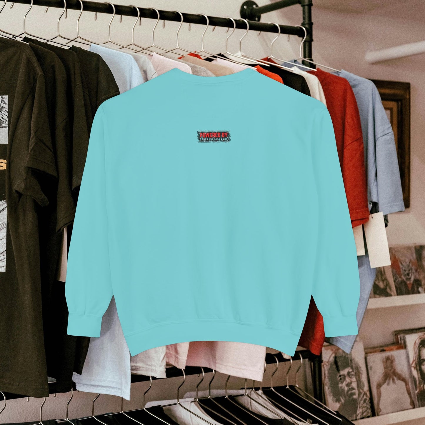 Unisex Garment-Dyed Sweatshirt_ N2 Series USGDSS PT2WW002_ Limited Edition Masterpiece of ‘ZeztZ’ Sports Brand _ Luxury & Casual Comfort by WesternWaves: