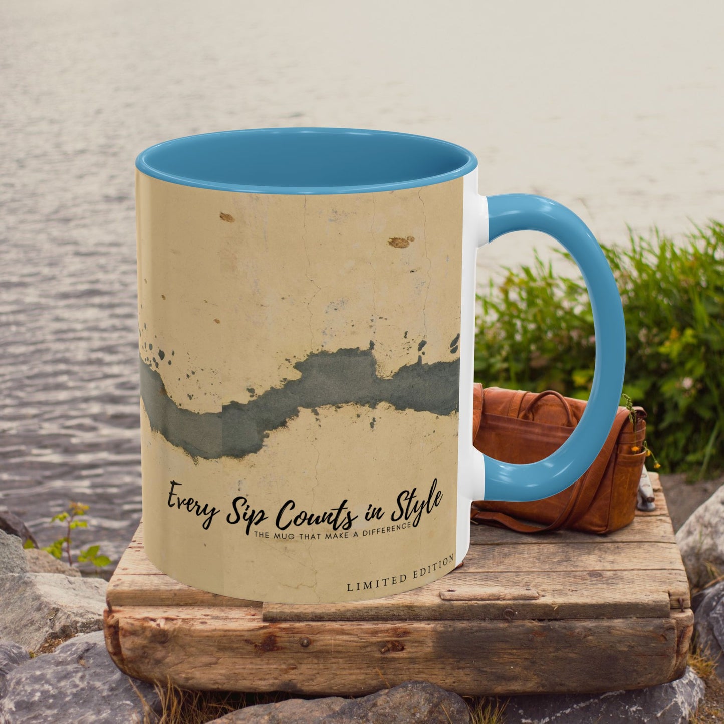 Accent Coffee Mug (11, 15oz) _ N3+ Series ACMUG PT2WW005_ Limited Edition Blend Style & Functionality by WesternWaves: