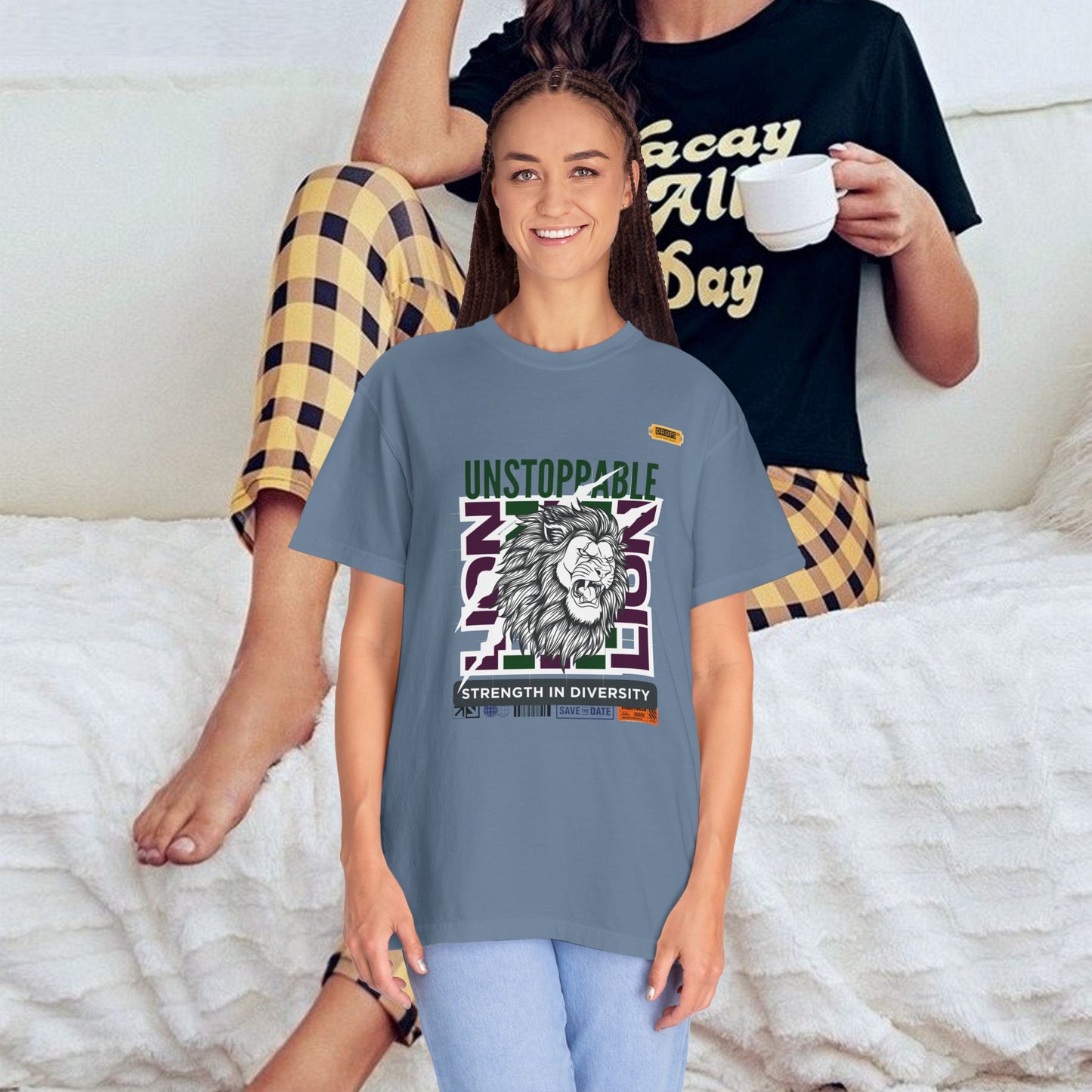 Unisex Garment-Dyed T-Shirt_ 26 June 2025_ Limited Edition Strength in Diversity by WesternWaves: