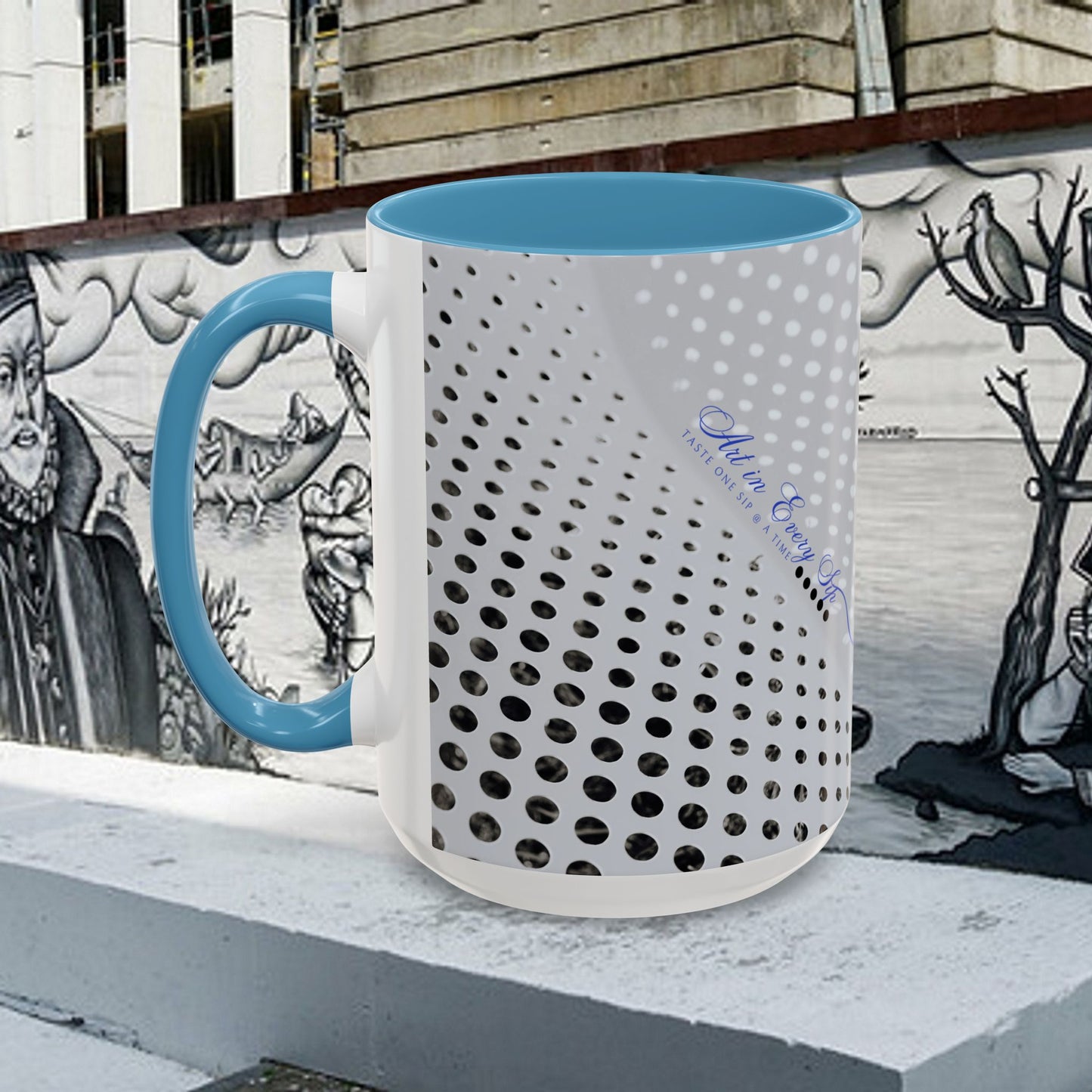 Accent Coffee Mug 11, 15oz_ N3+ Series ACM11OZ PT2WW020_ Limited Edition Perfect Blend of Style by WesternWaves: