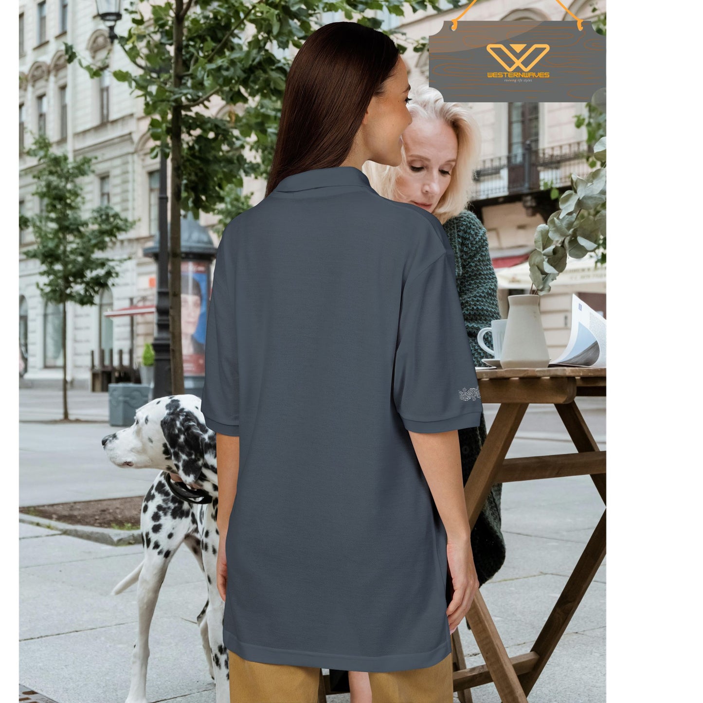 Unisex Polo Shirt_ Series N8+ USPOLOS PT2WW001_ LYVIDA 001_ Limited Edition Casual Fashion by WesternWaves: