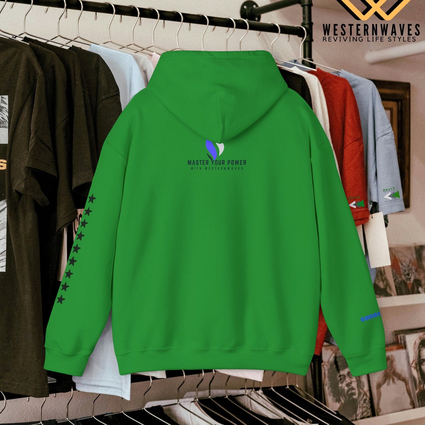 Unisex Heavy Blend™ Crewneck Sweatshirt_ N3+ Series UHBCSS PT2WW008_ Limited Edition Comfort & Style by WesternWaves: