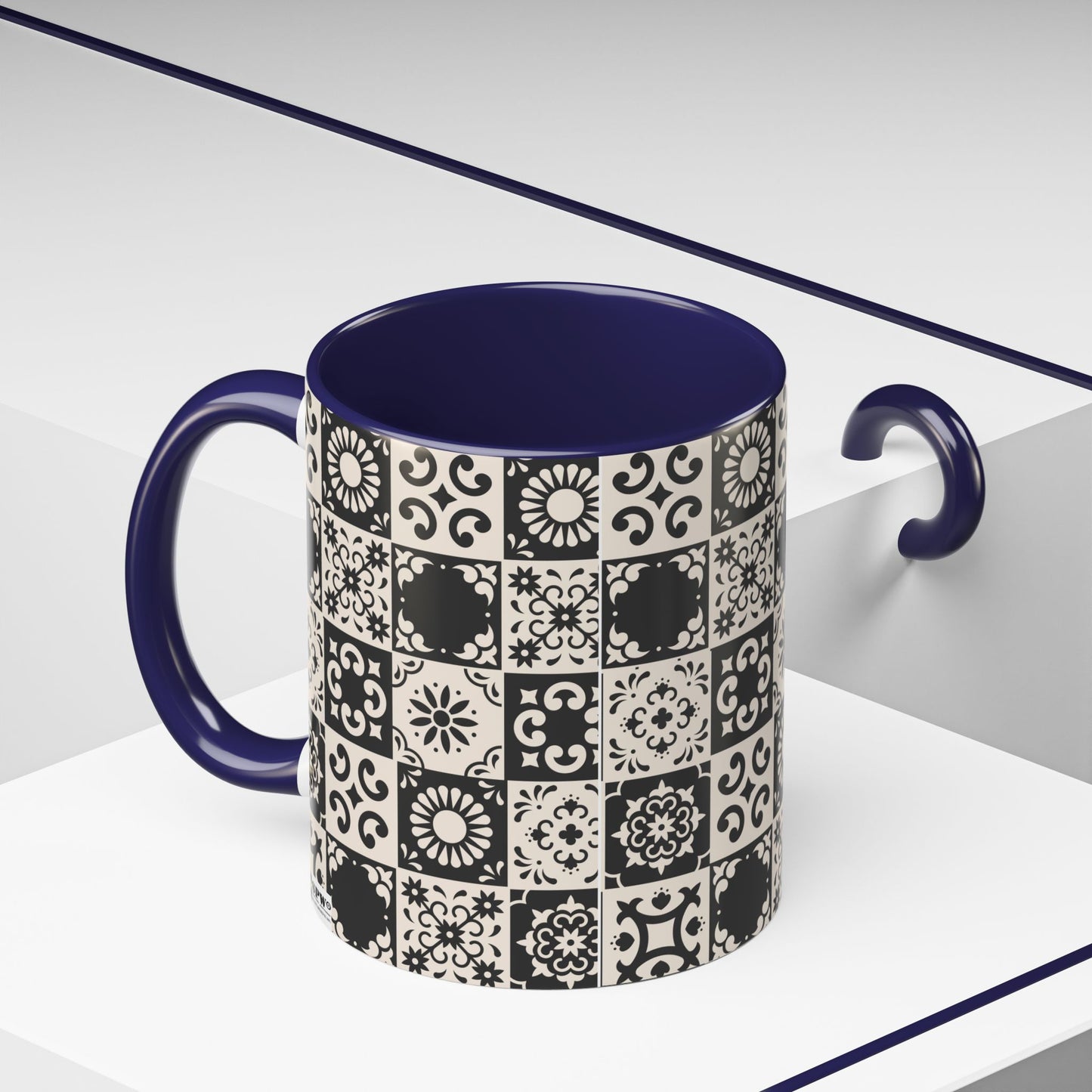 Accent Coffee Mug (11, 15oz)_ N+ Series ACMUG PT2WW004_ Limited Edition Mug by WesternWaves