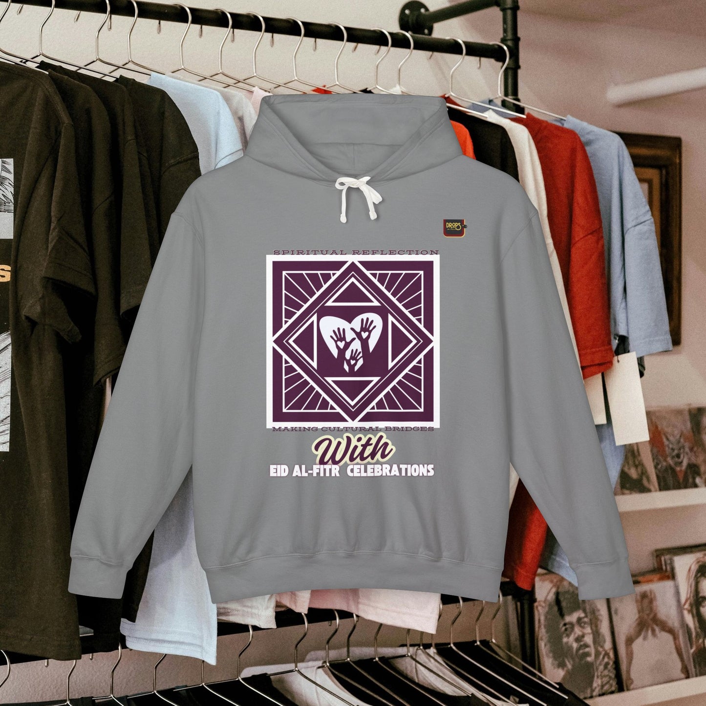 Unisex Lightweight Hooded Sweatshirt – N2+ Series USLWHSS PT2WW023_ Limited Edition Crafted Comfort by WesternWaves:
