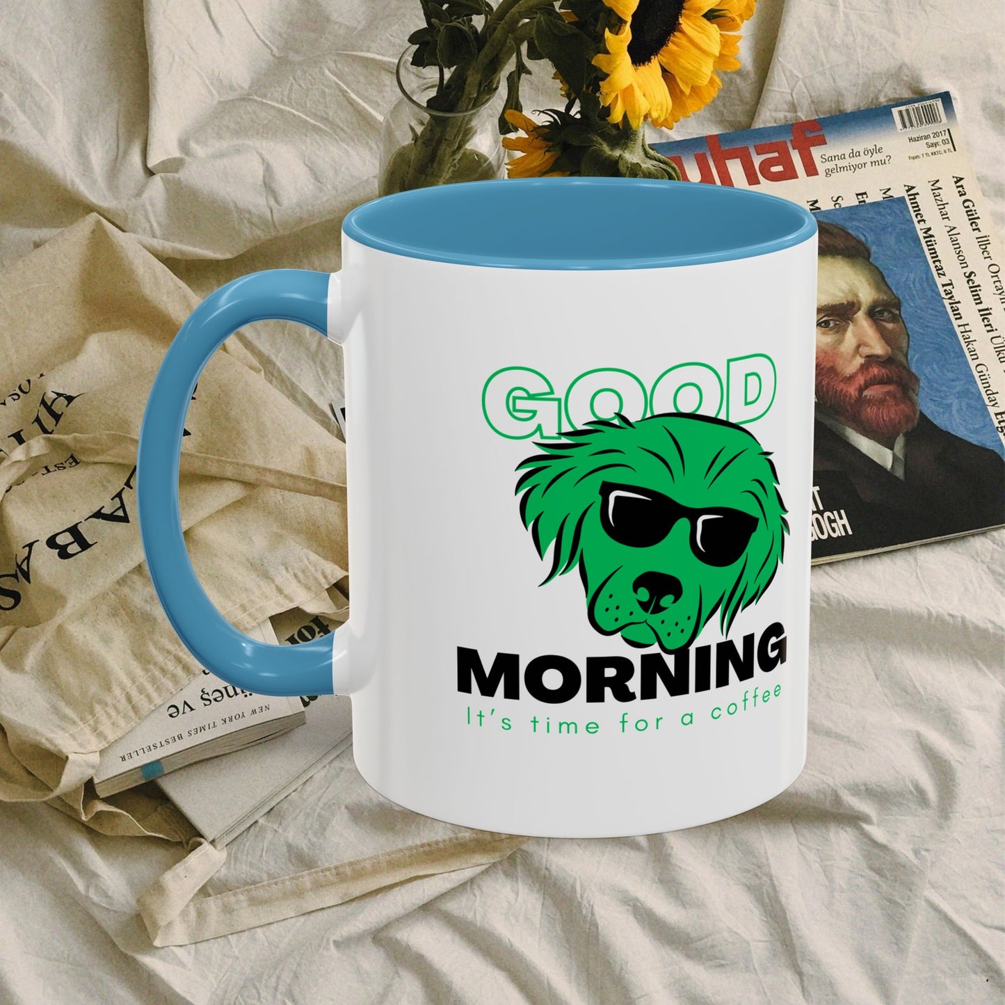 Accent Coffee Mug (11, 15oz)_ N+ Series ACMUG PT2WW012_ Limited Edition Mug by WesternWaves