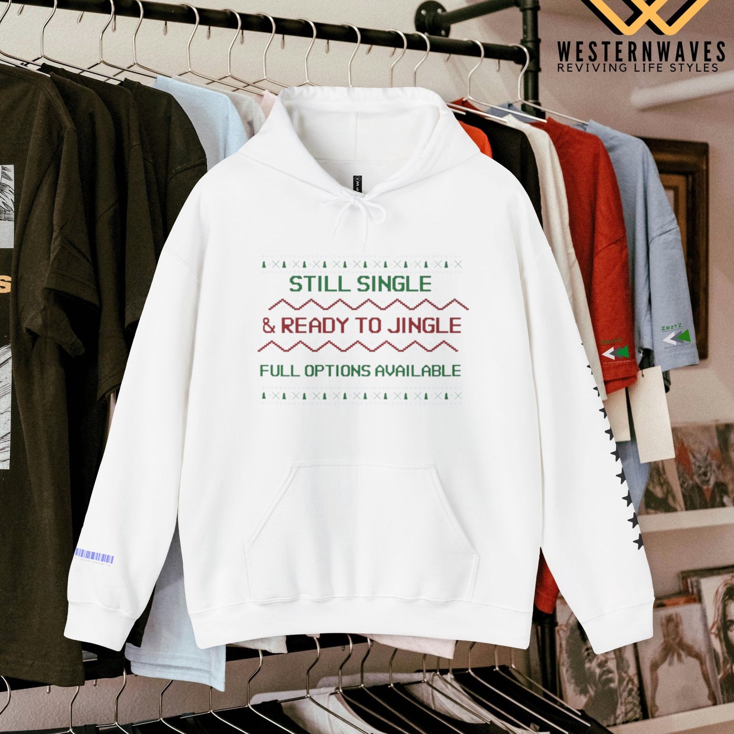 Unisex Heavy Blend™ Hooded Sweatshirt_ N2+ Series USHBHSS PT2WW007_Limited Edition Pinnacle of Comfort & Style by WesternWaves: