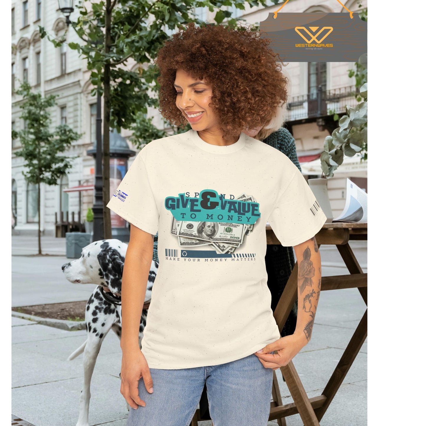 Unisex Heavy Cotton Tee_ Crafted from premium 100% cotton_ N3+ Series UHCT PT2WW012_ Limited Edition Maximum Comfort by WesternWaves: