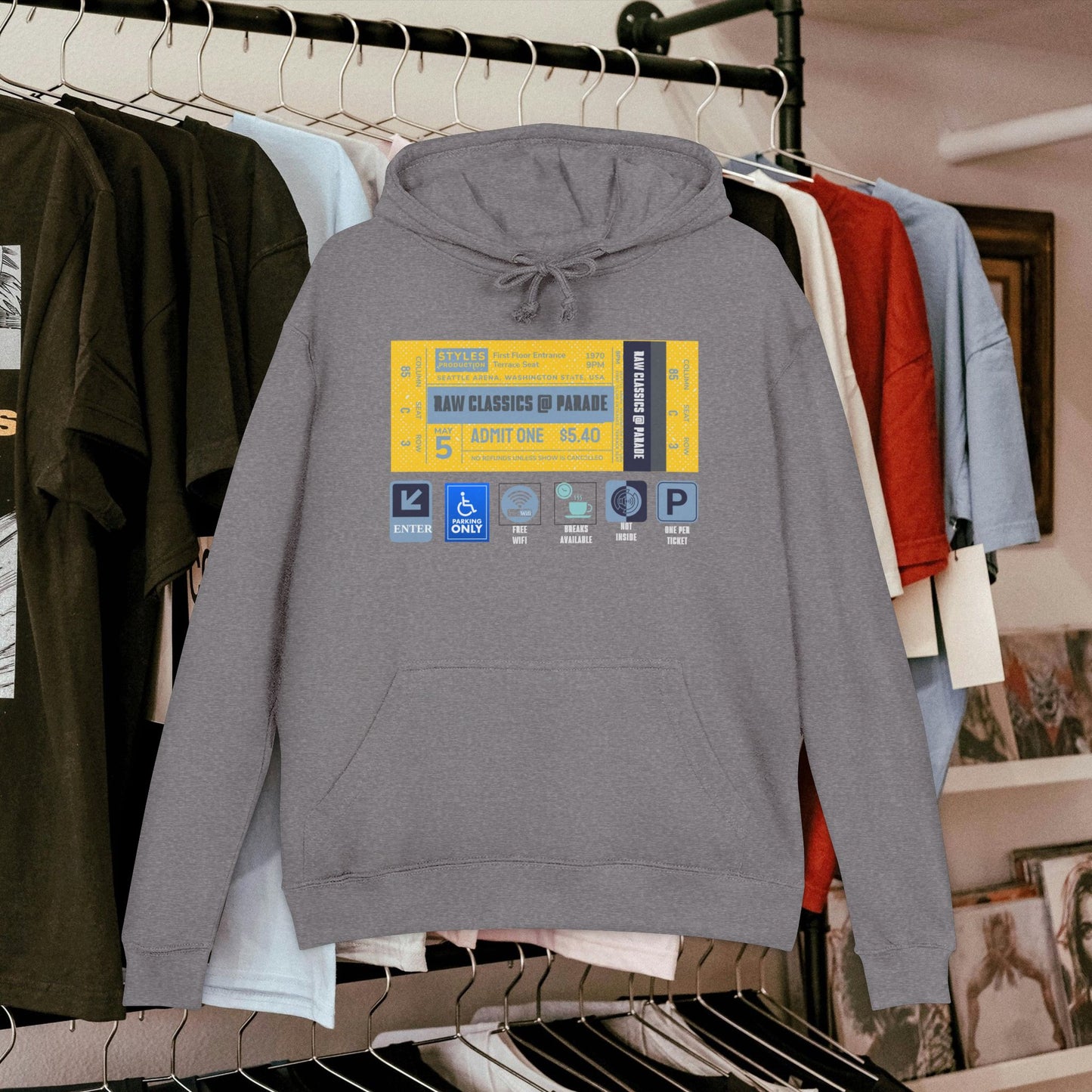 Unisex French Terry Hoodie_ 24 June 2025_ Limited Edition Stylish Fashion by WesternWaves: