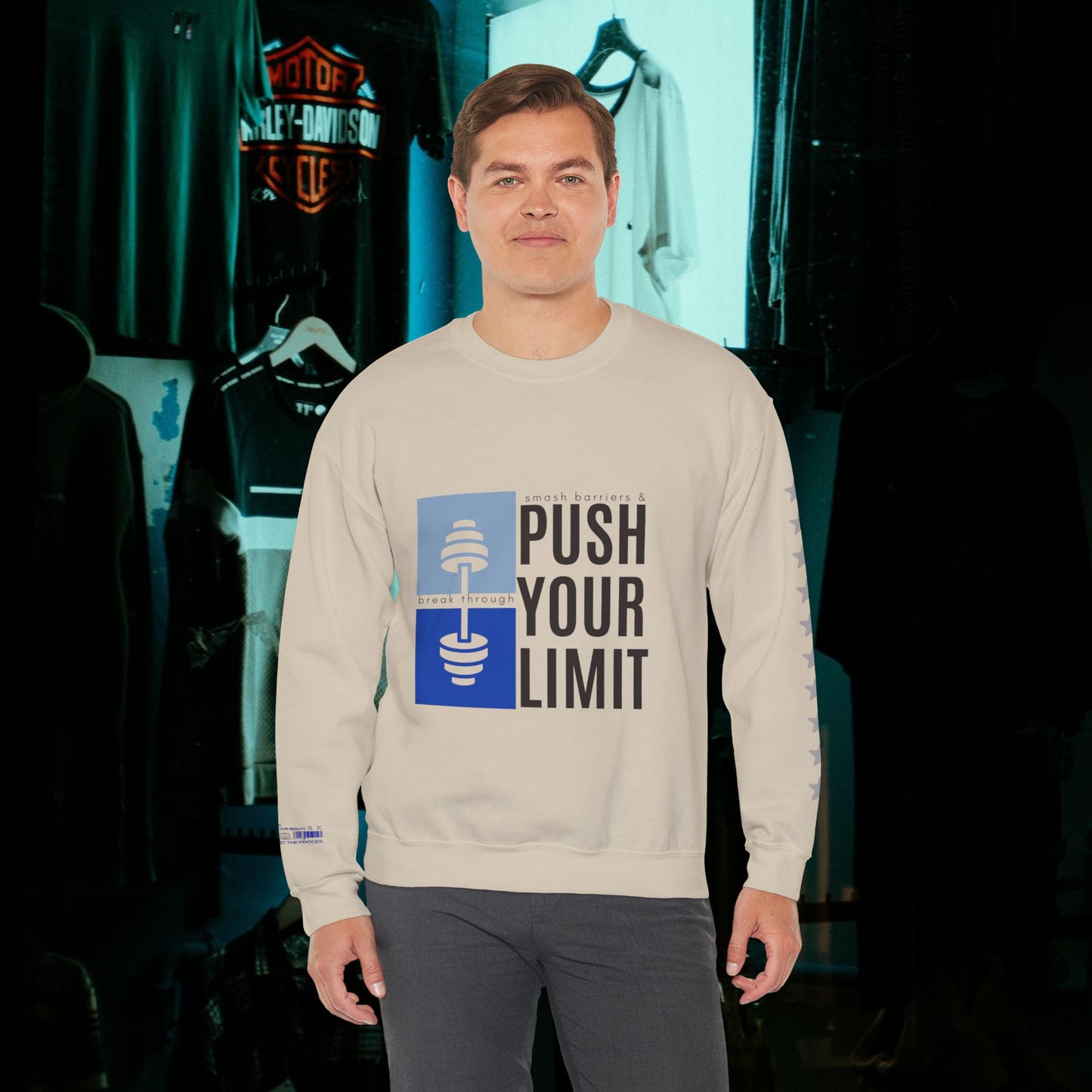 Unisex Heavy Blend™ Crewneck Sweatshirt_ N+ Series UHBCSS PT2WW027_ Limited Edition by WesternWaves: