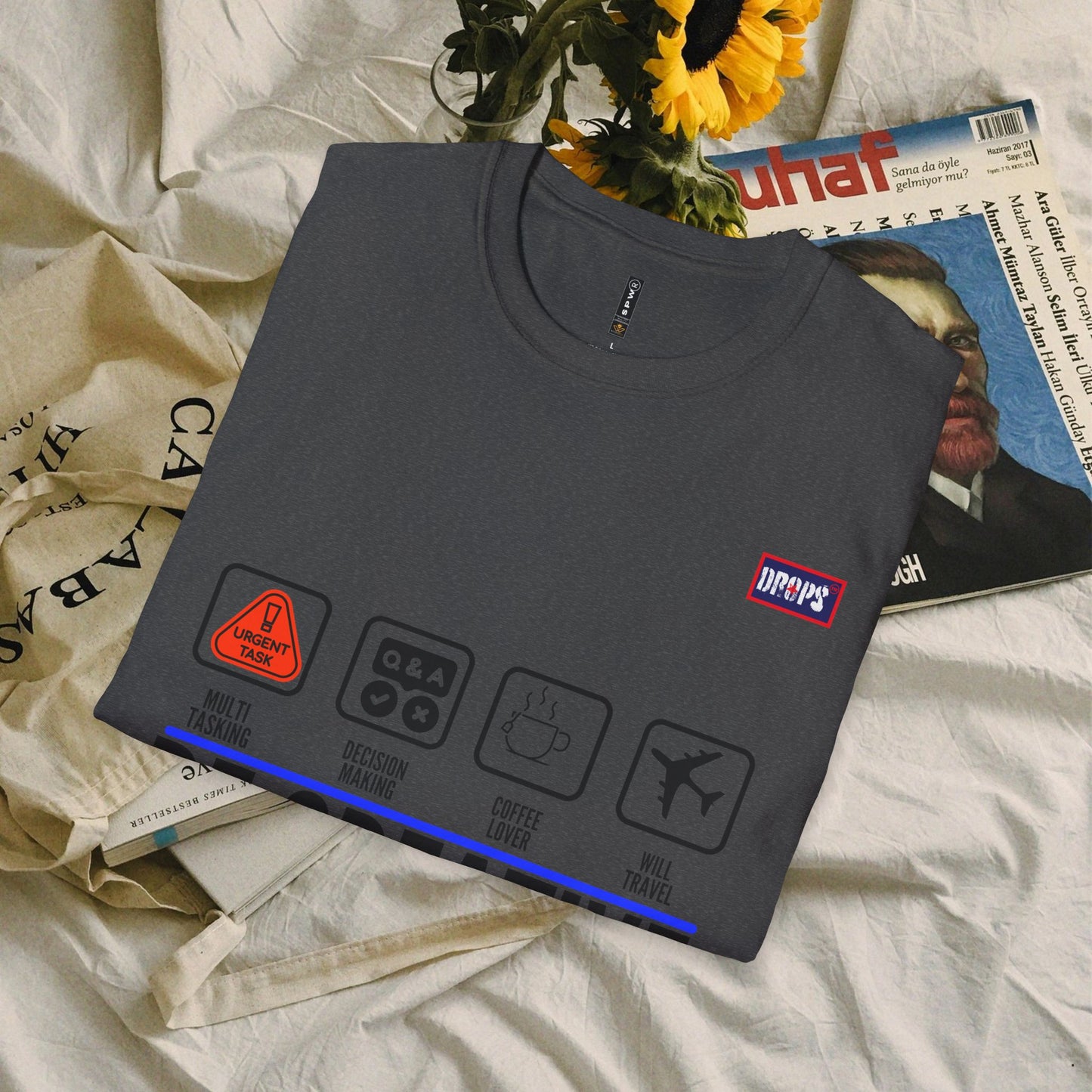 Unisex Softstyle T-Shirt_ N2+ Series USSTS FT2WW007_ Redefine Relaxation Limited Edition by WesternWaves: