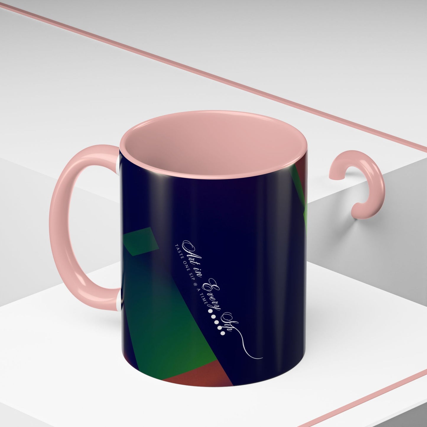 Accent Coffee Mug 11, 15oz_ N3+ Series ACM11OZ PT2WW018_ Limited Edition Perfect Blend of Style by WesternWaves: