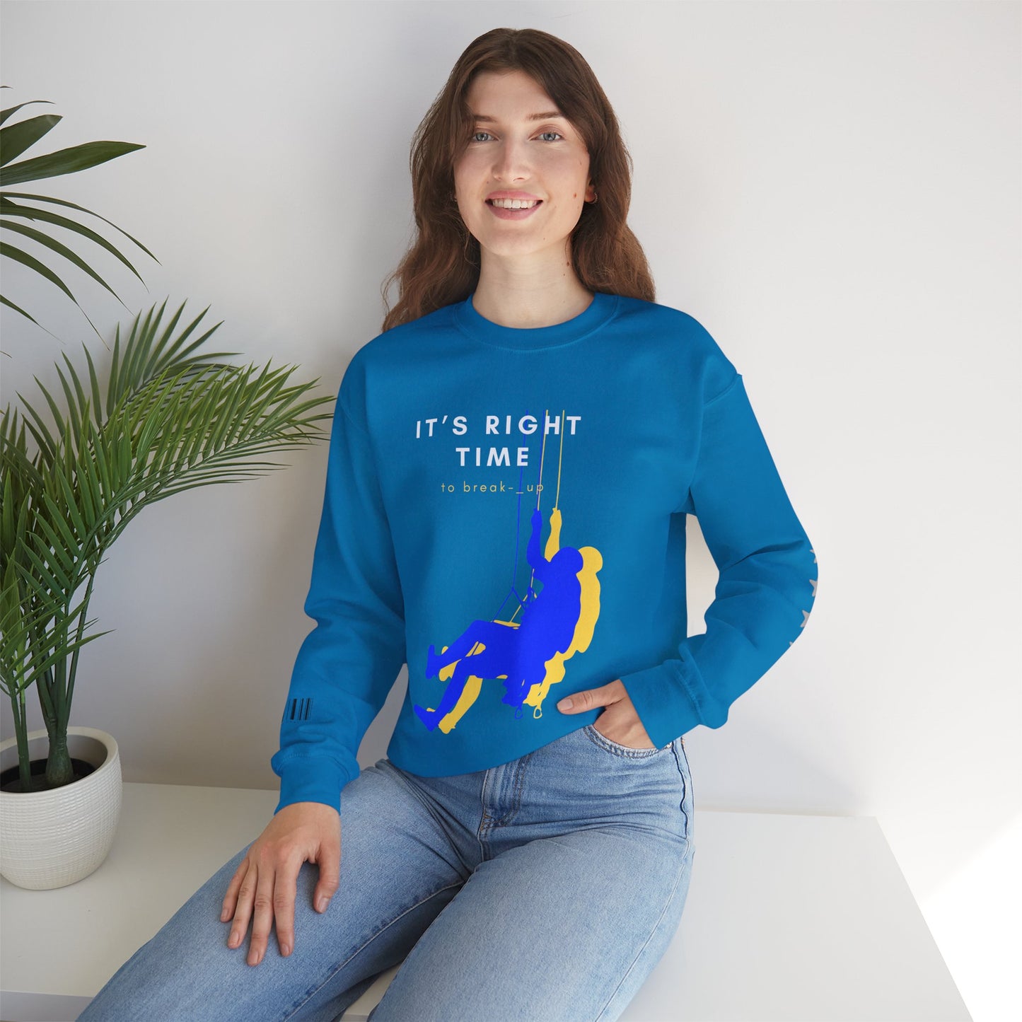 Unisex Heavy Blend™ Crewneck Sweatshirt_ N3+ Series UHBCSS PT2WW020_ Limited Edition by WesternWaves: