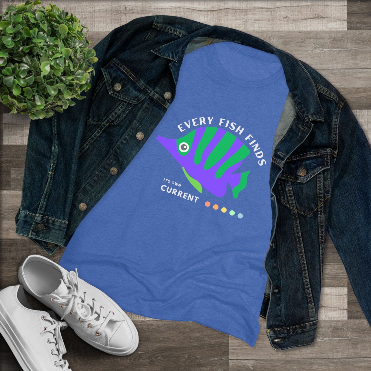 Women's Triblend Tee_ N3+ Series WTBT PT2WV002_ Limited Edition Designer Tee by SPW of WesternWaves