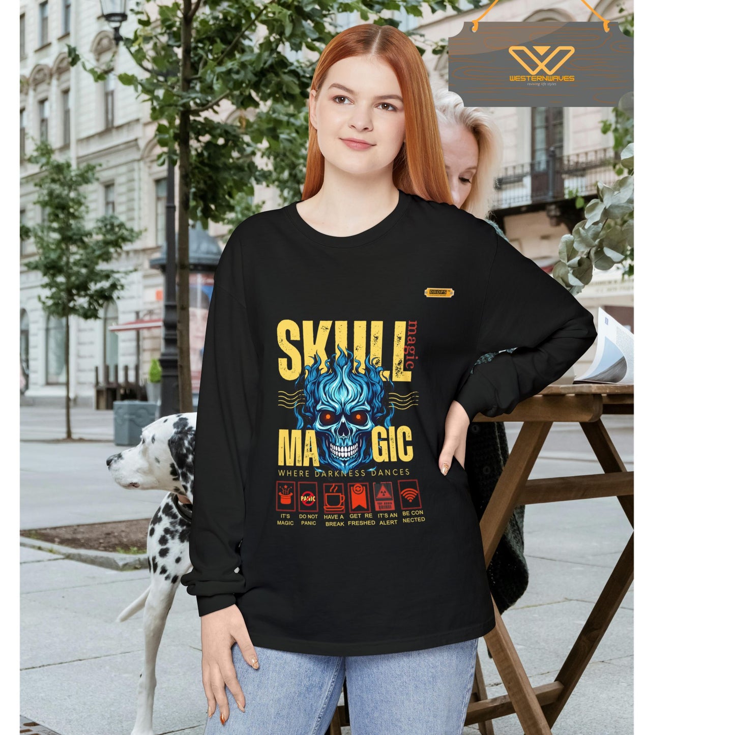 Unisex Long Sleeve T-Shirt_ N7 Series USLSTSHIRT PT2WW002_ Limited Edition Trendy Vibes by WesternWaves: