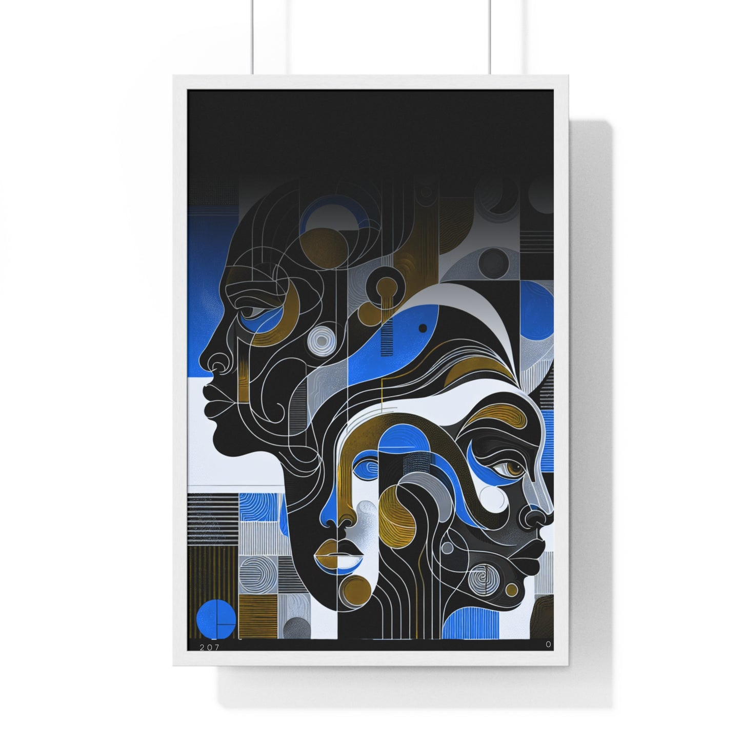 Vertical Framed Poster_ Series N8 VFP PT2WW001_ Limited Edition Home Deco by WesternWaves: