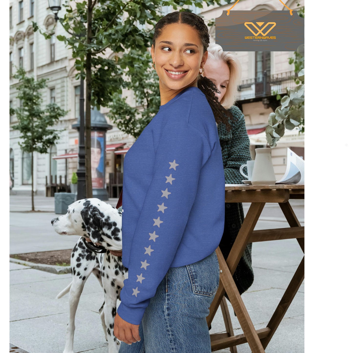 Unisex Heavy Blend™ Crewneck Sweatshirt_ N+ Series UHBCSS PT2WW029_ Limited Edition by WesternWaves: