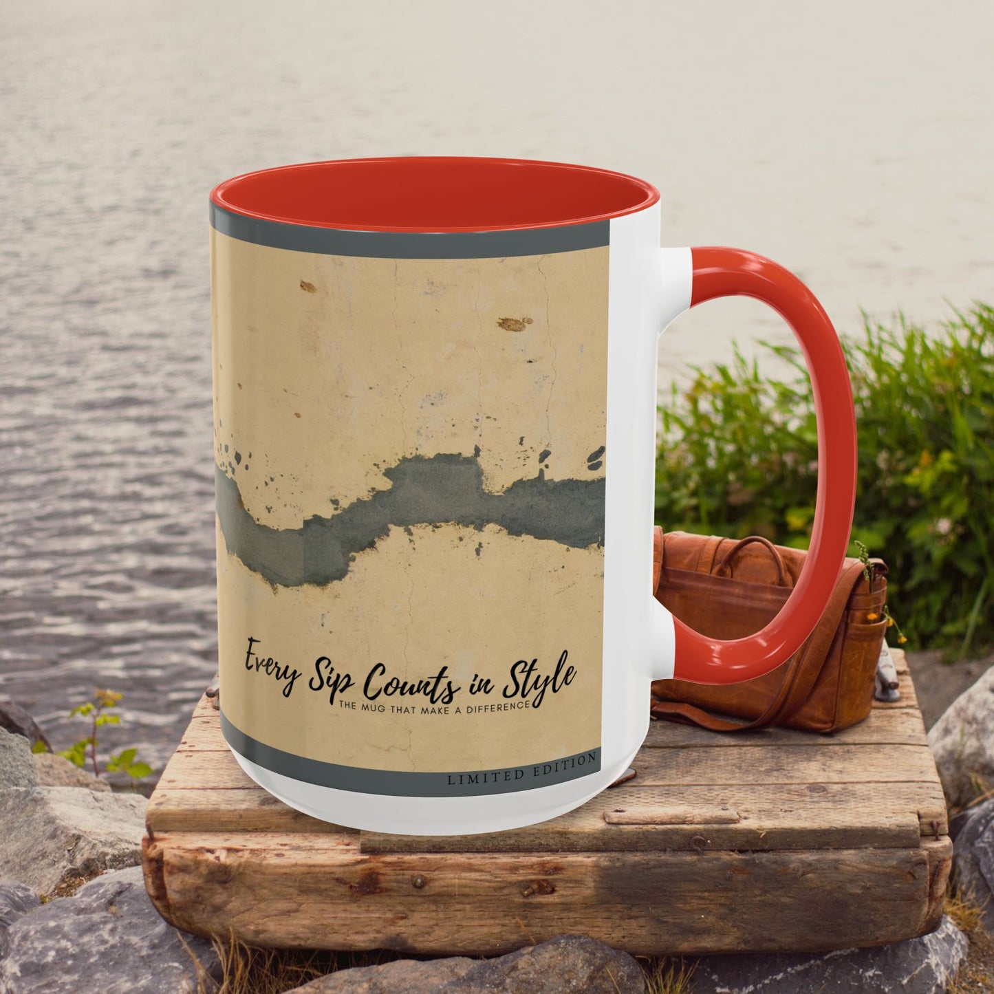 Accent Coffee Mug (11, 15oz) _ N3+ Series ACMUG PT2WW005_ Limited Edition Blend Style & Functionality by WesternWaves: