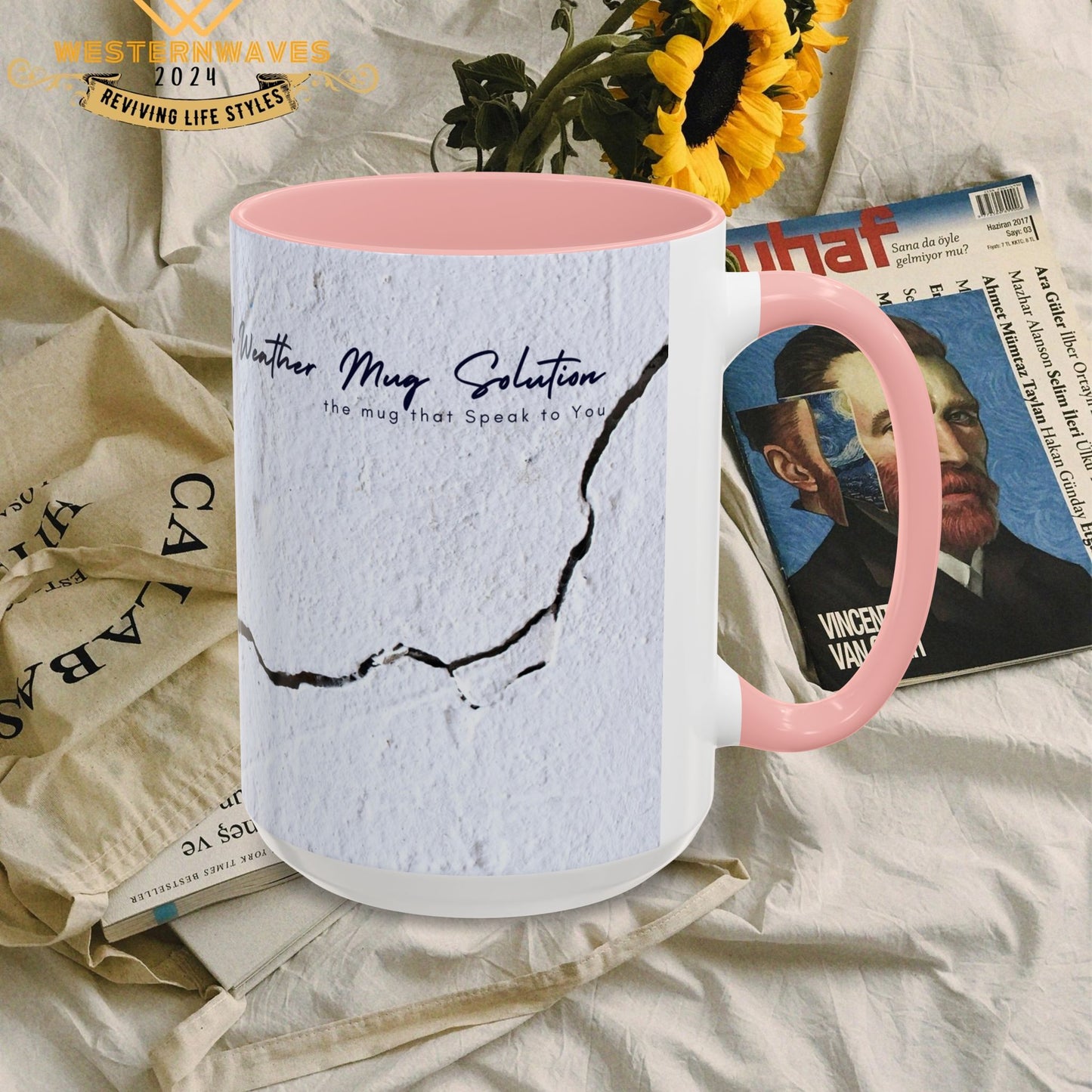 Accent Coffee Mug 11, 15oz_ N2 Series ACM11OZ PT2WW010_ Limited Edition Perfect Blend of Style by WesternWaves: