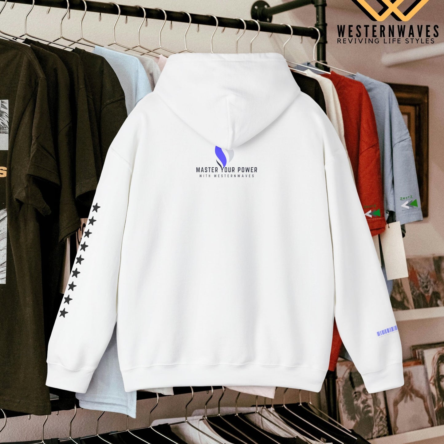 Unisex Heavy Blend™ Crewneck Sweatshirt_ N3+ Series UHBCSS PT2WW008_ Limited Edition Comfort & Style by WesternWaves: