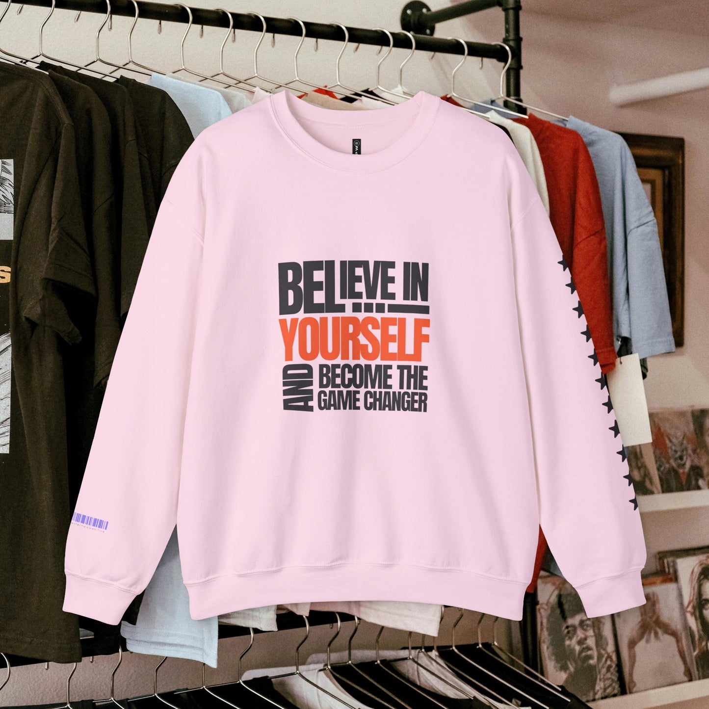 Unisex Heavy Blend™ Crewneck Sweatshirt_ N2+ Series UHBCSS PT2WW028_ Limited Edition Pure Luxury By WesternWaves: