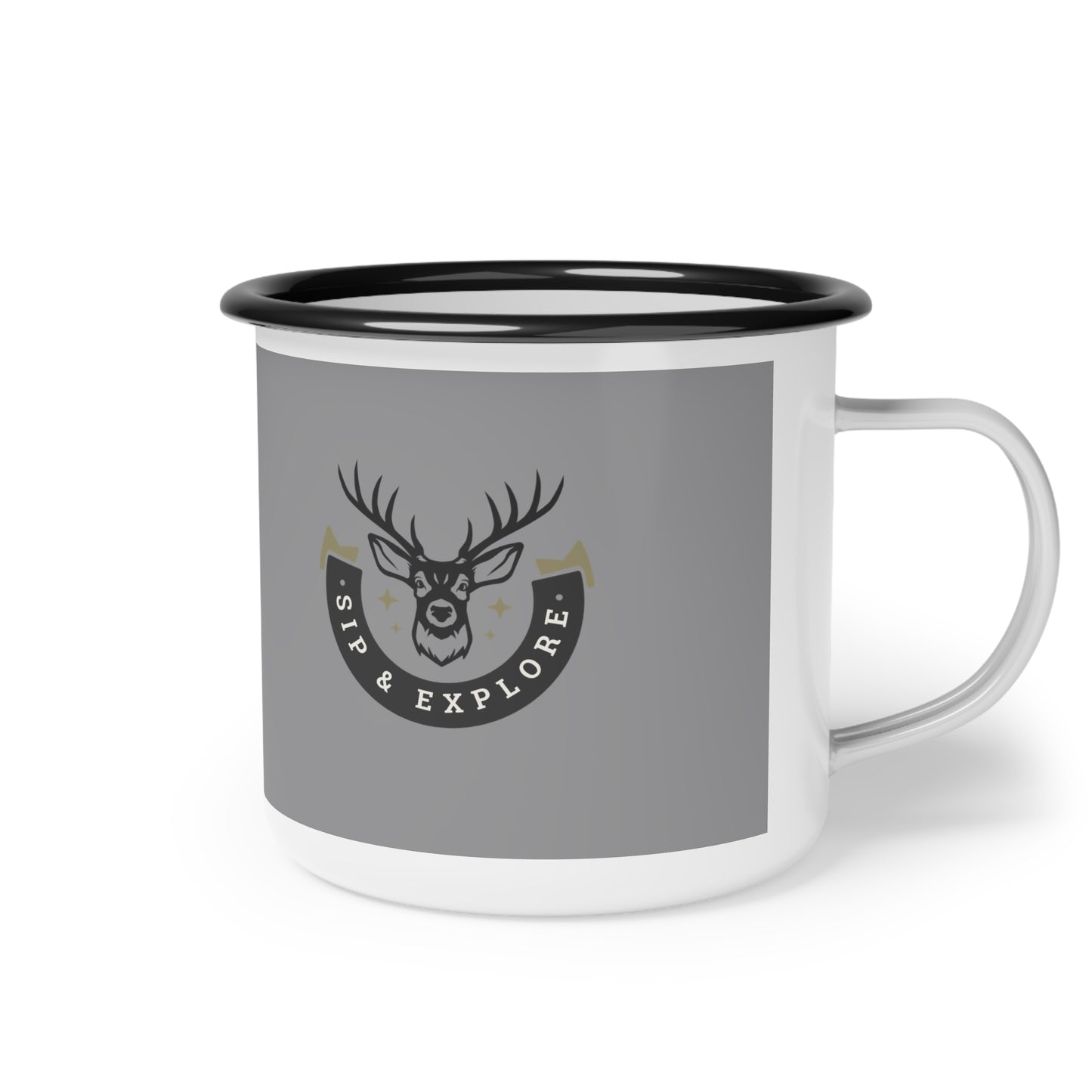 Enamel Camp Cup - N+ Series ECC PT2WW005_ Wilderness Wanderer Limited Edition by WesternWawes