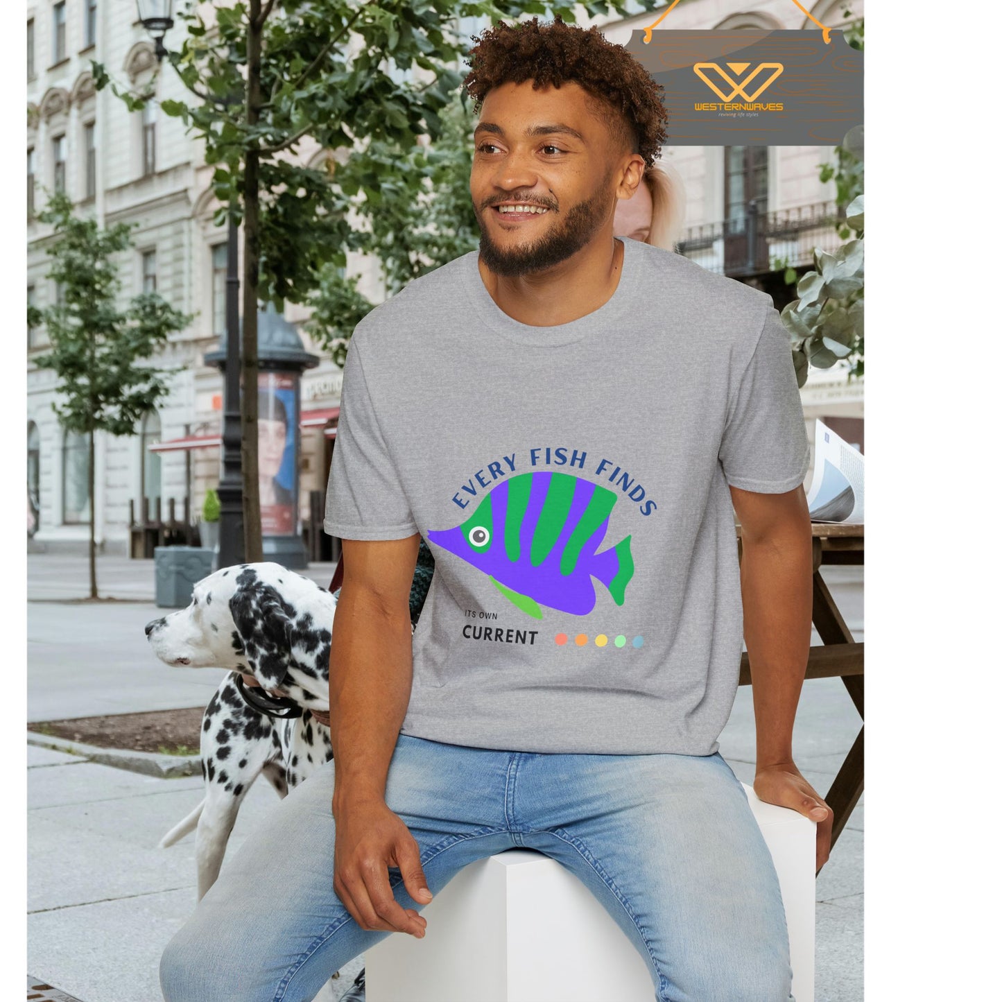 Unisex Softstyle T-Shirt_ N+ Series USSTS FT2WW009_ Limited Edition by WesternWaves: