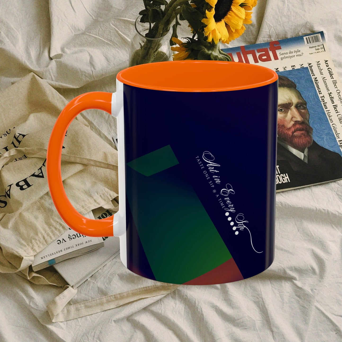 Accent Coffee Mug 11, 15oz_ N3+ Series ACM11OZ PT2WW018_ Limited Edition Perfect Blend of Style by WesternWaves: