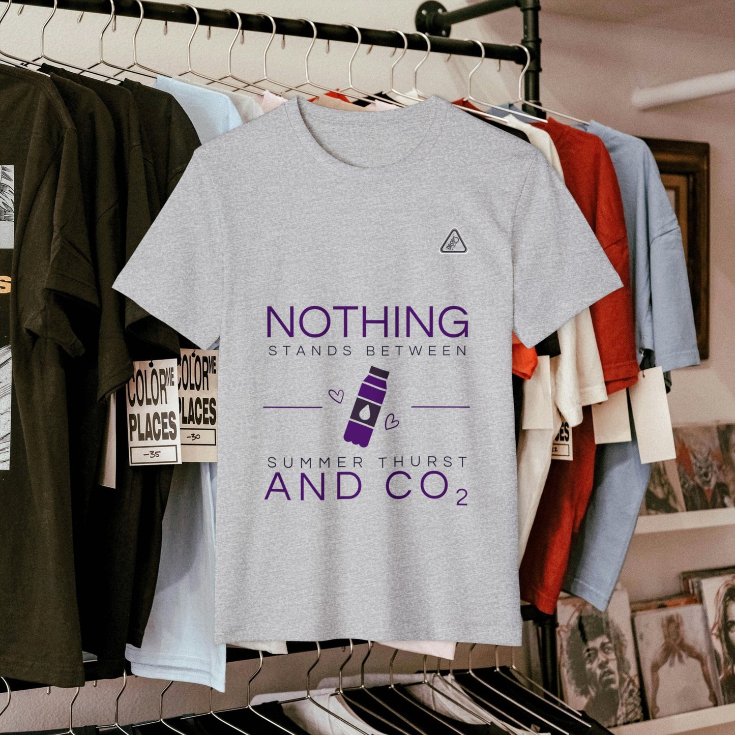 Eco-Friendly Unisex T-Shirt_ N7* Series ECOFUSTS PT2WW001_ Limited Edition Eco-Friendly T-Shirt by WesternWaves: