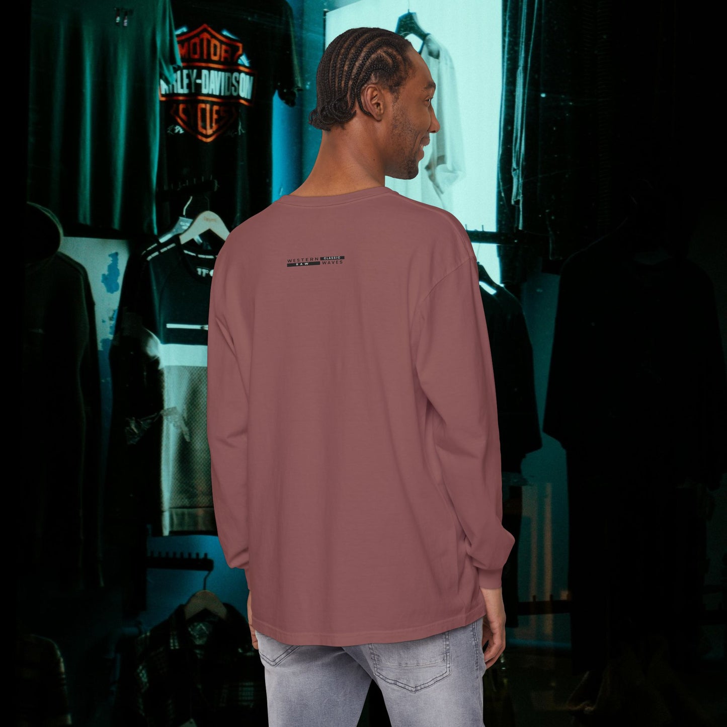 Unisex Long Sleeve T-Shirt_ N7 Series USLSTSHIRT PT2WW002_ Limited Edition Trendy Vibes by WesternWaves: