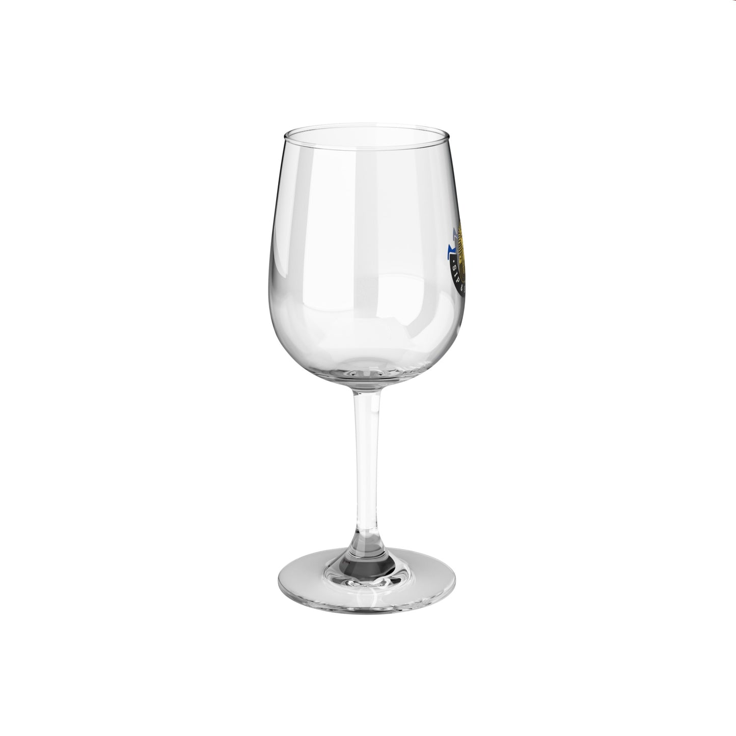 Wine Glass 12oz – N+ Series WG12OZ PT2WW005_ Limited Edition Treat by WesternWaves