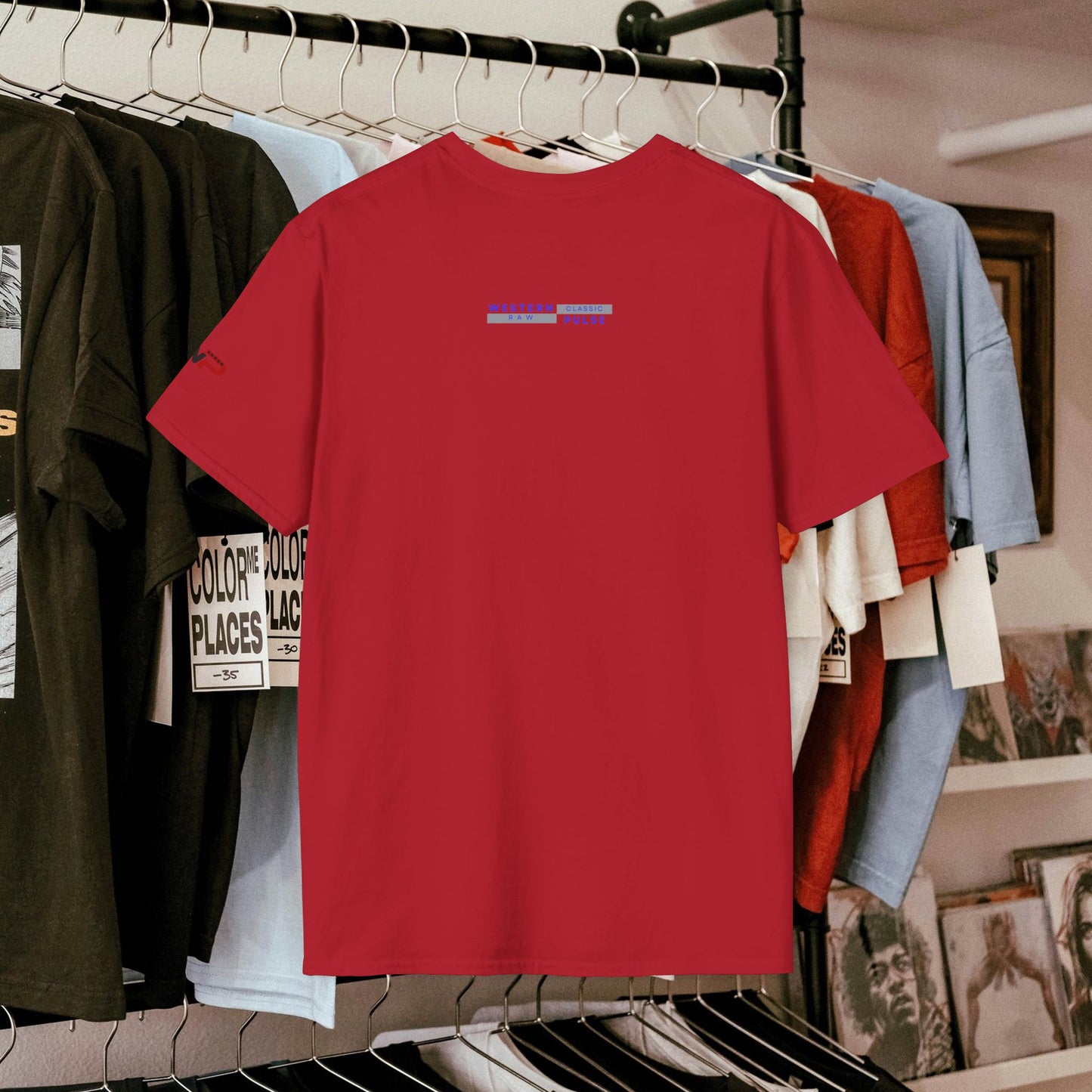 Every Line Graphic Unisex Softstyle T-Shirt | Retro Art Tee, Casual Wear, Gift for Art Lovers, Streetwear, Everyday Style
