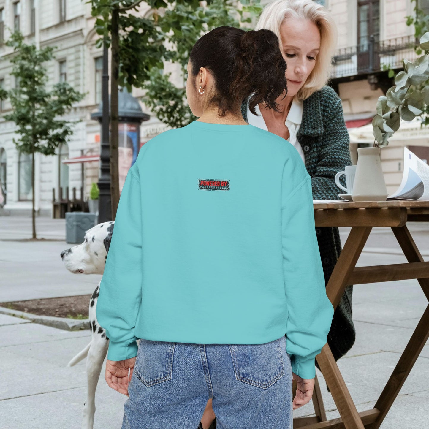Unisex Garment-Dyed Sweatshirt_ N2 Series USGDSS PT2WW002_ Limited Edition Masterpiece of ‘ZeztZ’ Sports Brand _ Luxury & Casual Comfort by WesternWaves: