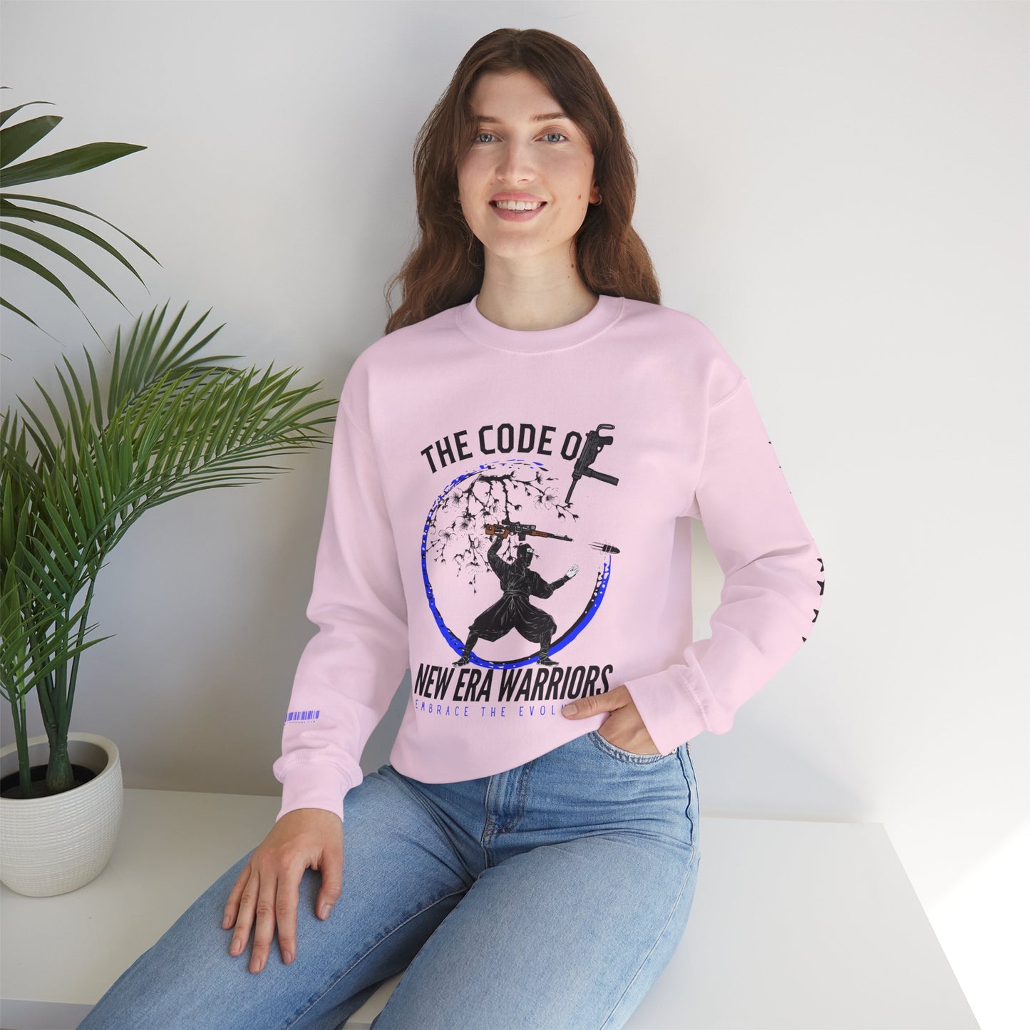 Unisex Heavy Blend™ Crewneck Sweatshirt_ N3+ Series UHBCSS PT2WV010_ Limited Edition Timeless Style by WesternWaves: