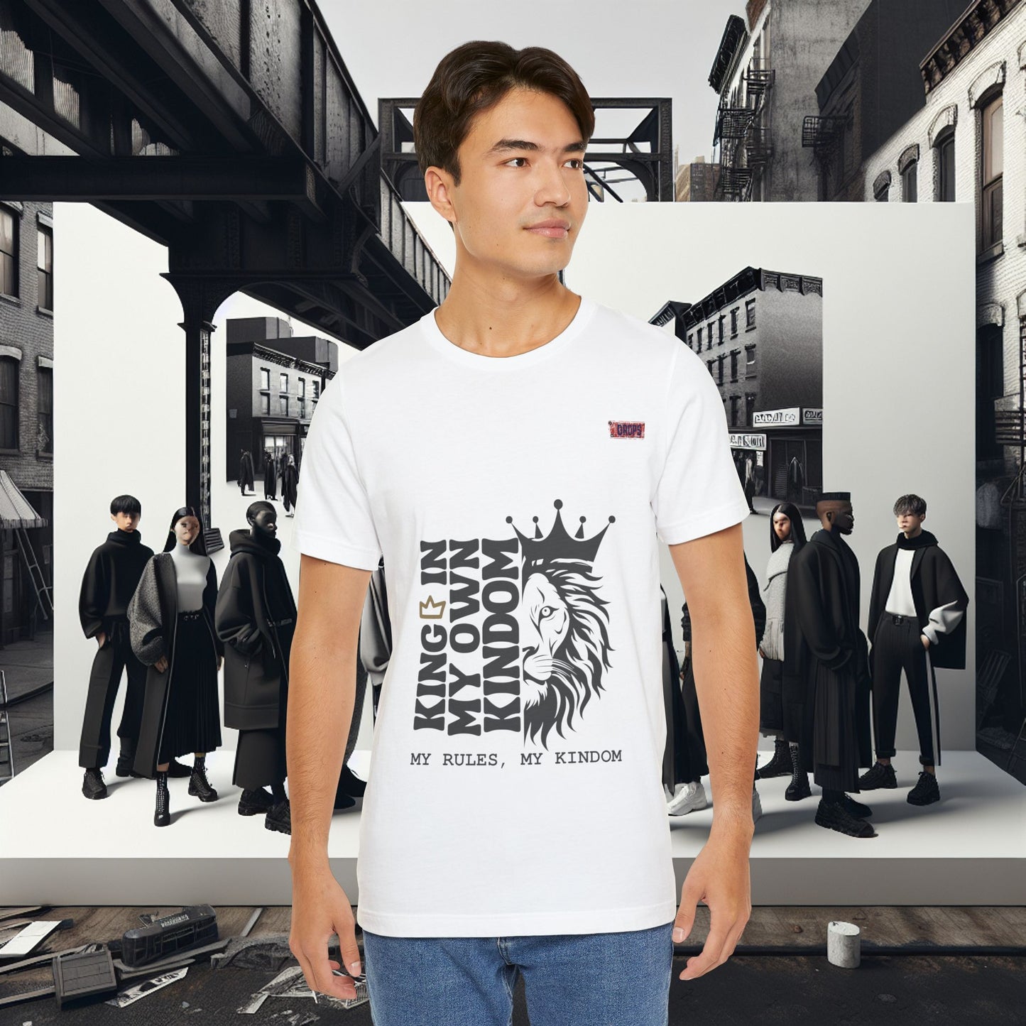 Casual Tee_ Series UWD 070_ Limited Edition Casual Streetwear Tee by WesternWaves: