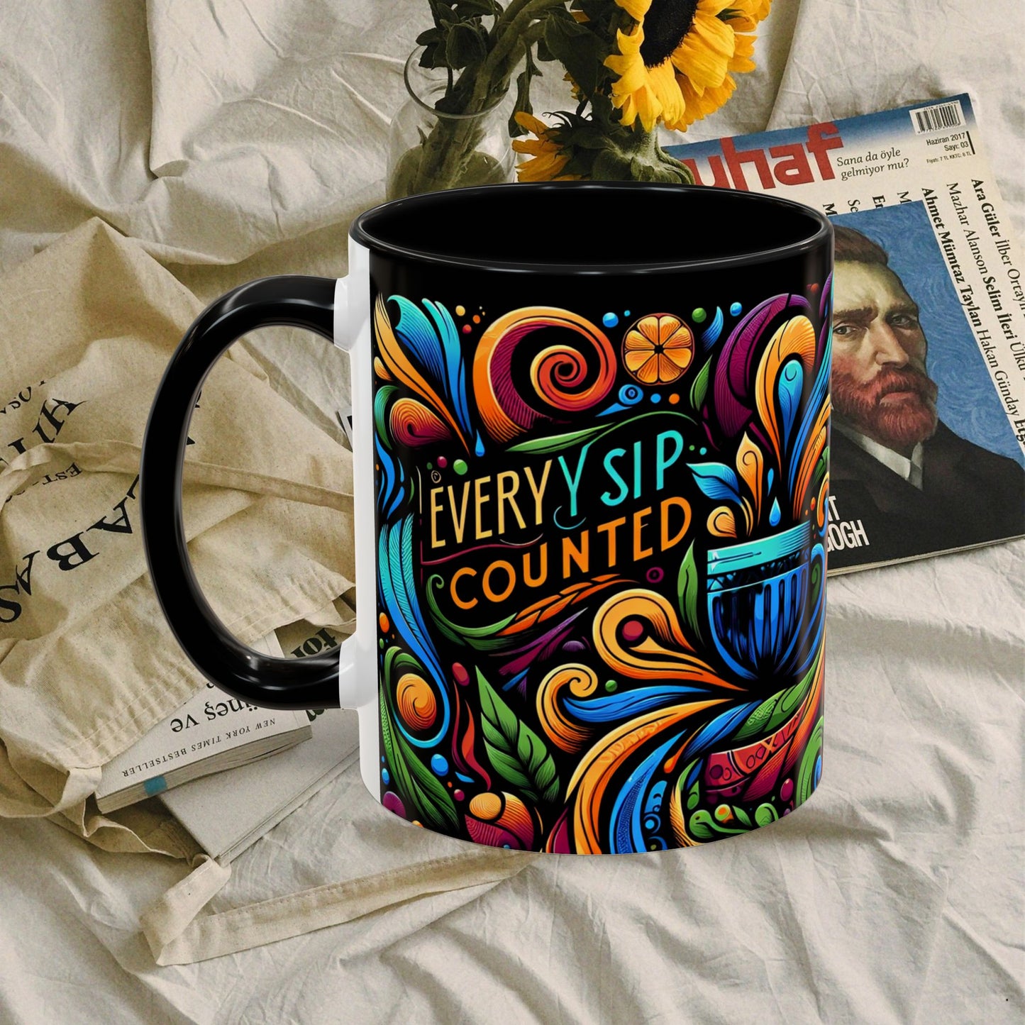 Accent Coffee Mug 11_ N3* Series ACM11OZ PT2WW022_ Limited Edition Perfect Blend of Style by WesternWaves:
