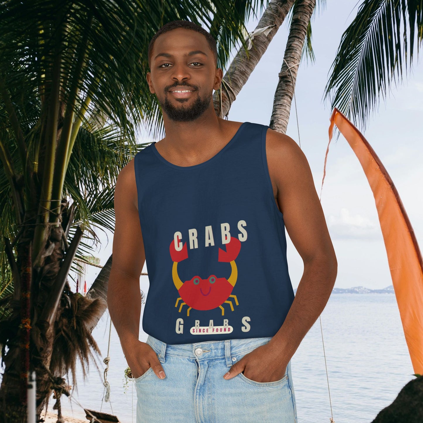 Unisex Garment-Dyed Tank Top_ N2+ Series USGDTT PT2WW012_ Limited Edition Comfort & Style by WesternWaves: