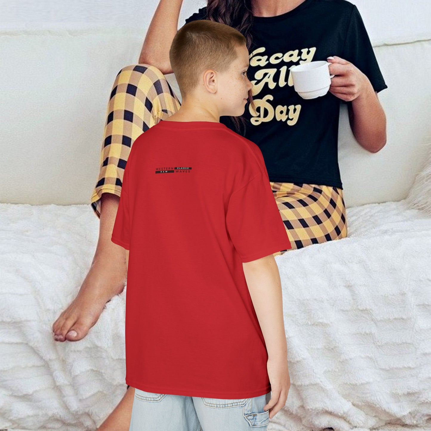 Kids Heavy Cotton™ Tee_ N2 Series KHCT PT2WW0011_ Limited Edition Durable Comfort for Every Adventure by WesternWaves: