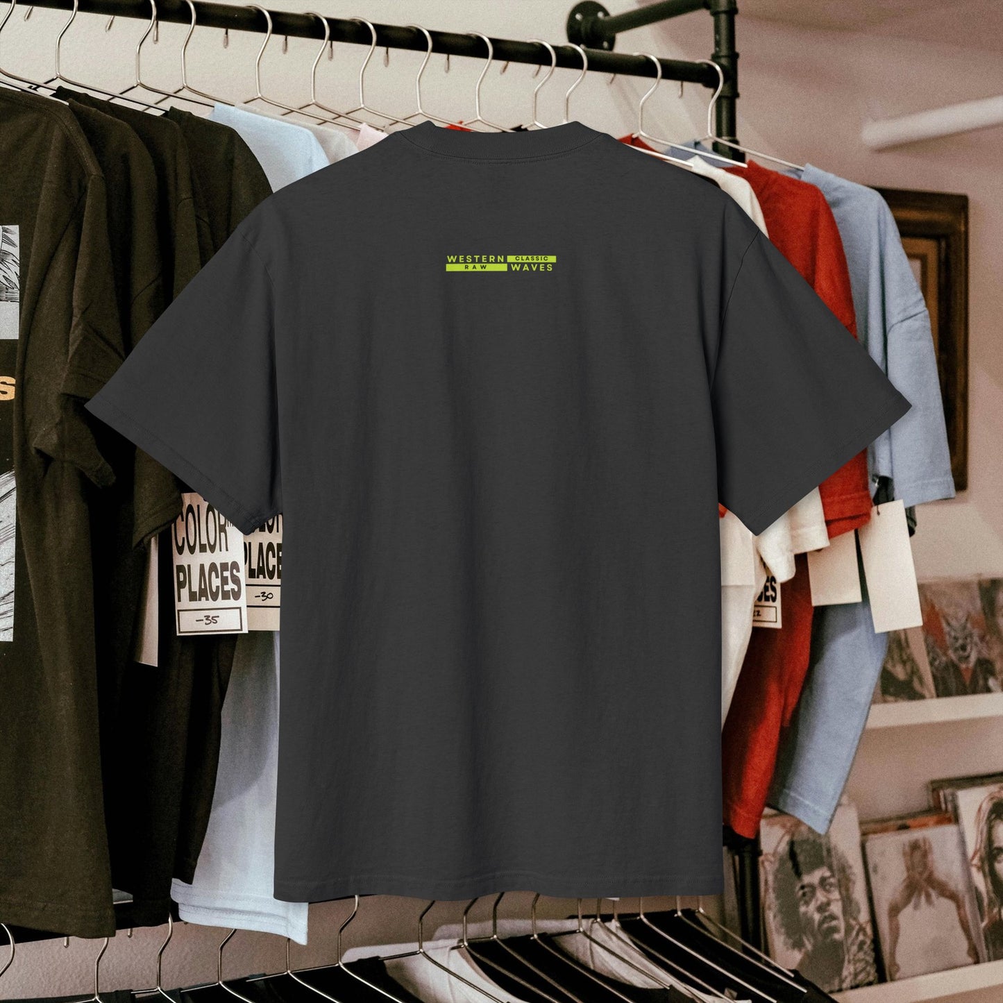 Unisex Heavy Faded Tee_ N7* Series USHFTEE PT2WW014_ Limited Edition Heavy Faded Tee by WesternWaves