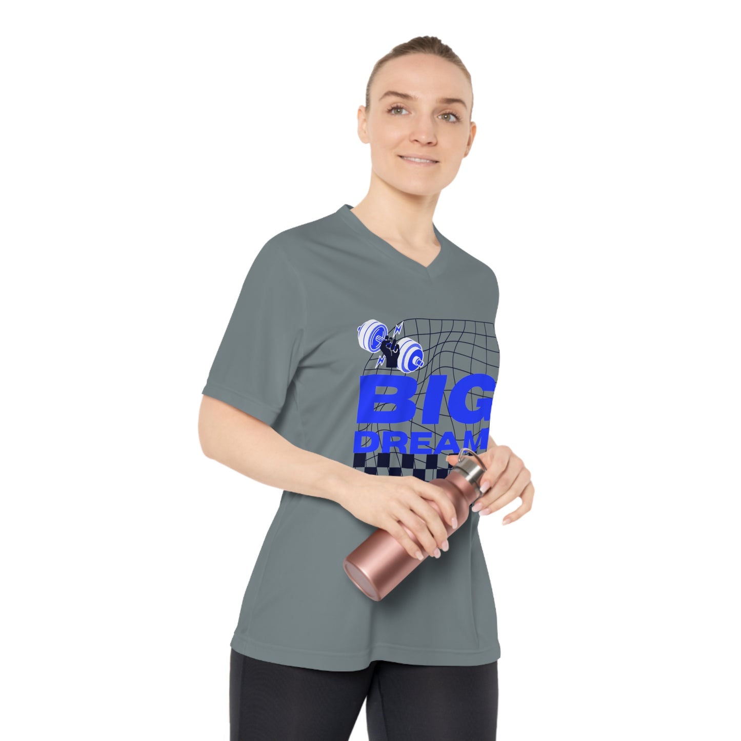 Women's Performance V-Neck T-Shirt_ N3+ Series WPVNTS PT2WW002_ Limited Edition Reliable Companion by WesternWaves: