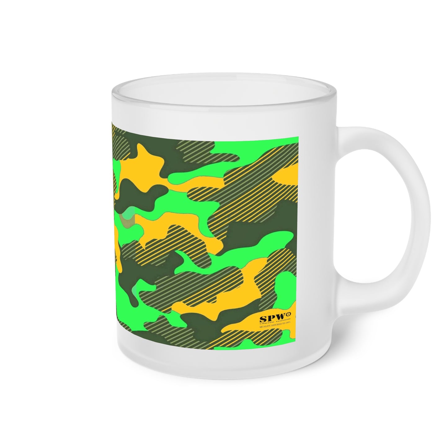 Frosted Glass Mug_ N+ Series FGM PT2WW013_ Limited Edition product by WesternWaves